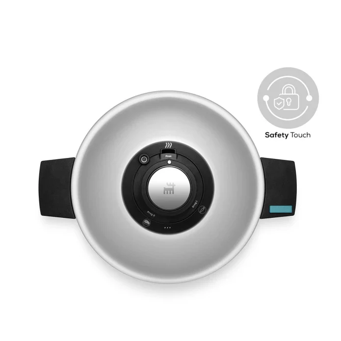 Karaca Quick and Safe Stainless Steel Induction Pressure Cooker, 7L, Black Silver - Image 12