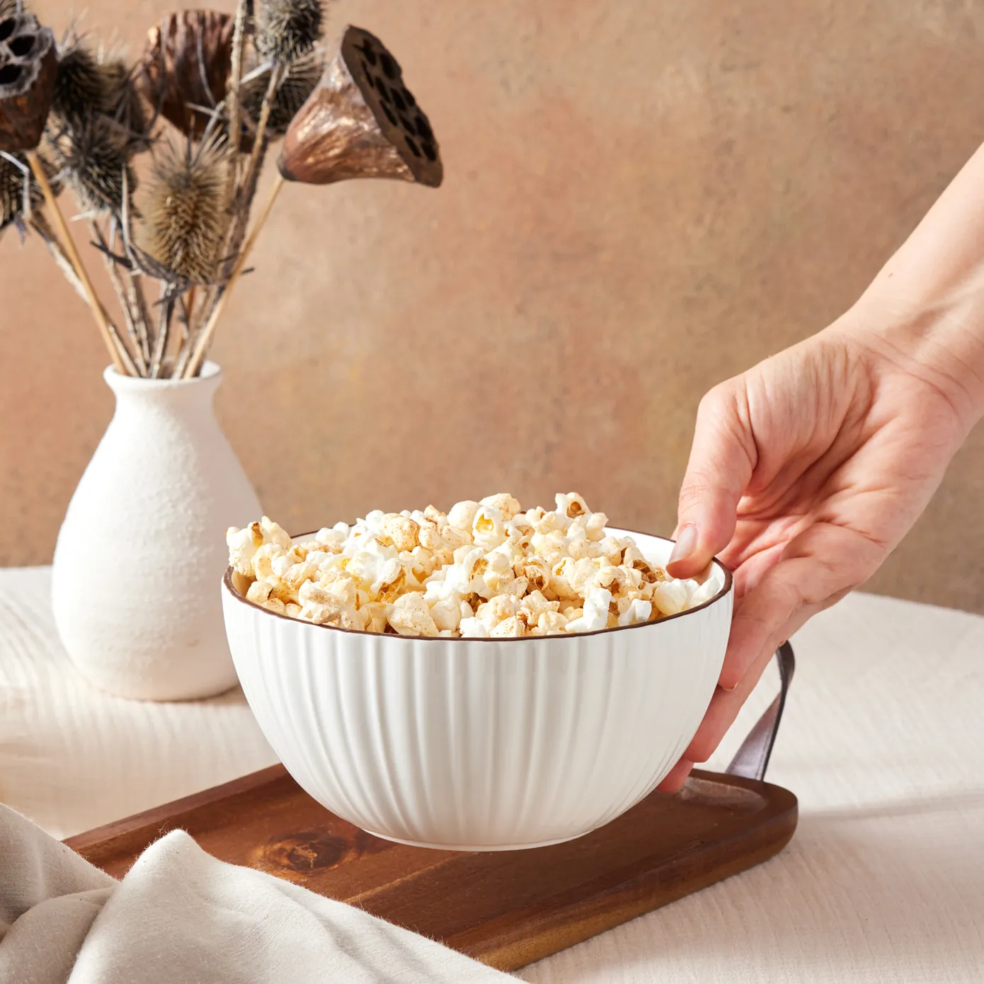 Karaca Rhine 2-Piece Salad Bowl,16cm, White - Image 2