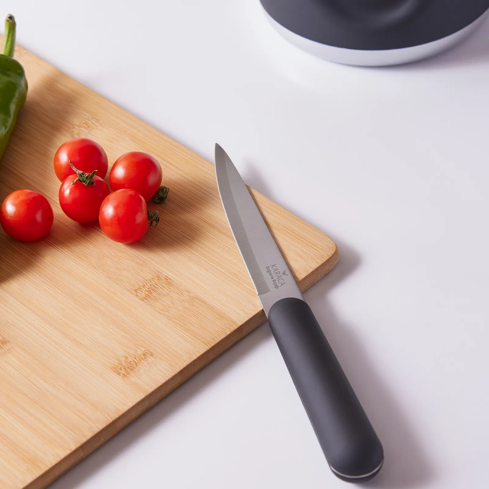 Karaca Right 5 Piece Knife Block Set, Black - Image 3