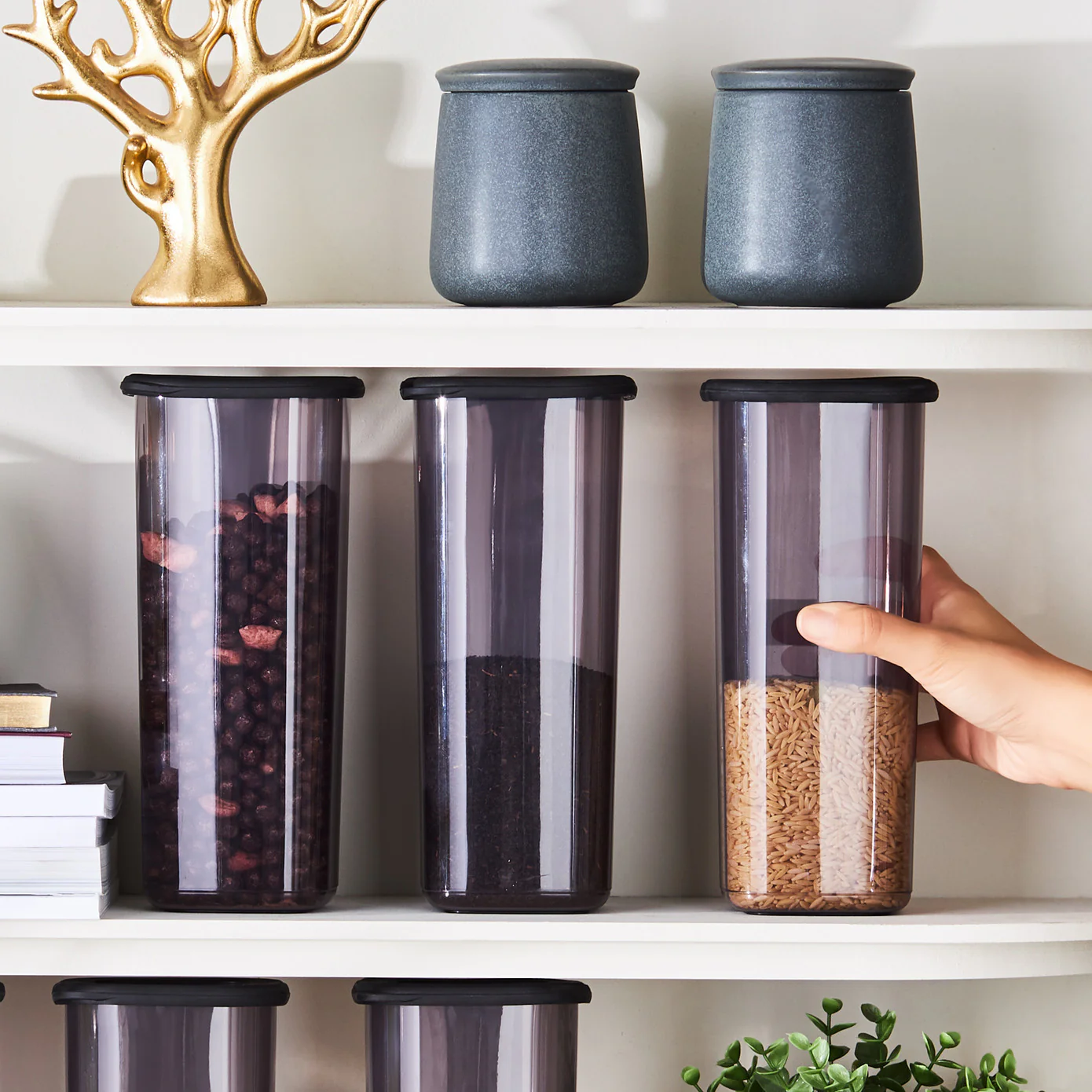 Karaca Rise 9-Piece Storage Container, Anthratice - Image 4