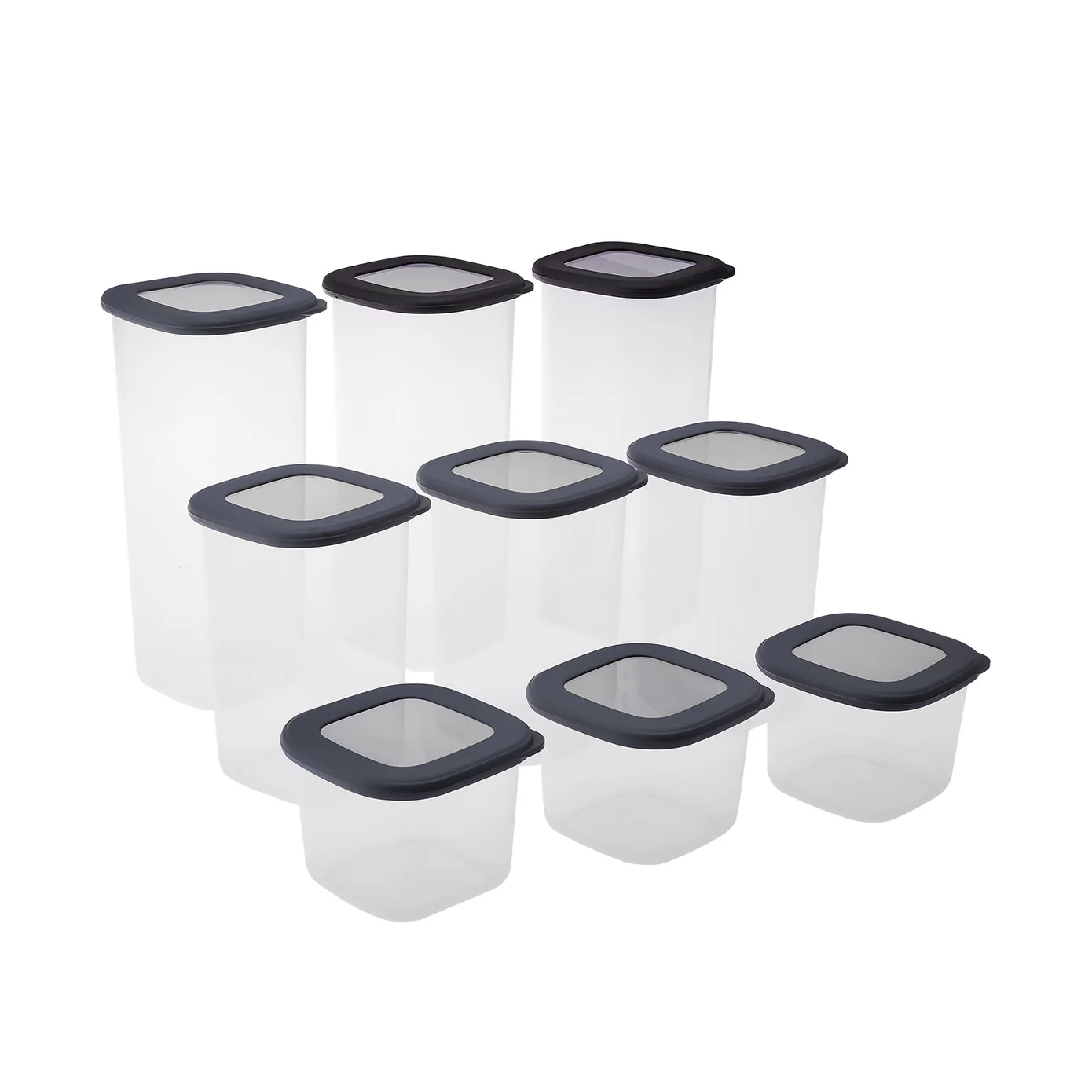 Karaca Rise 9-Piece Storage Container, Anthratice - Image 7