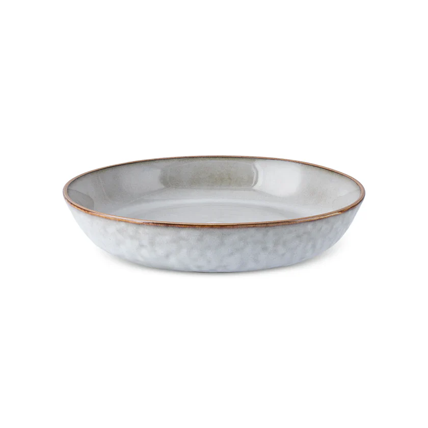 Karaca Rixton Ceramic Pasta Bowl, 22cm, Beige - Image 4