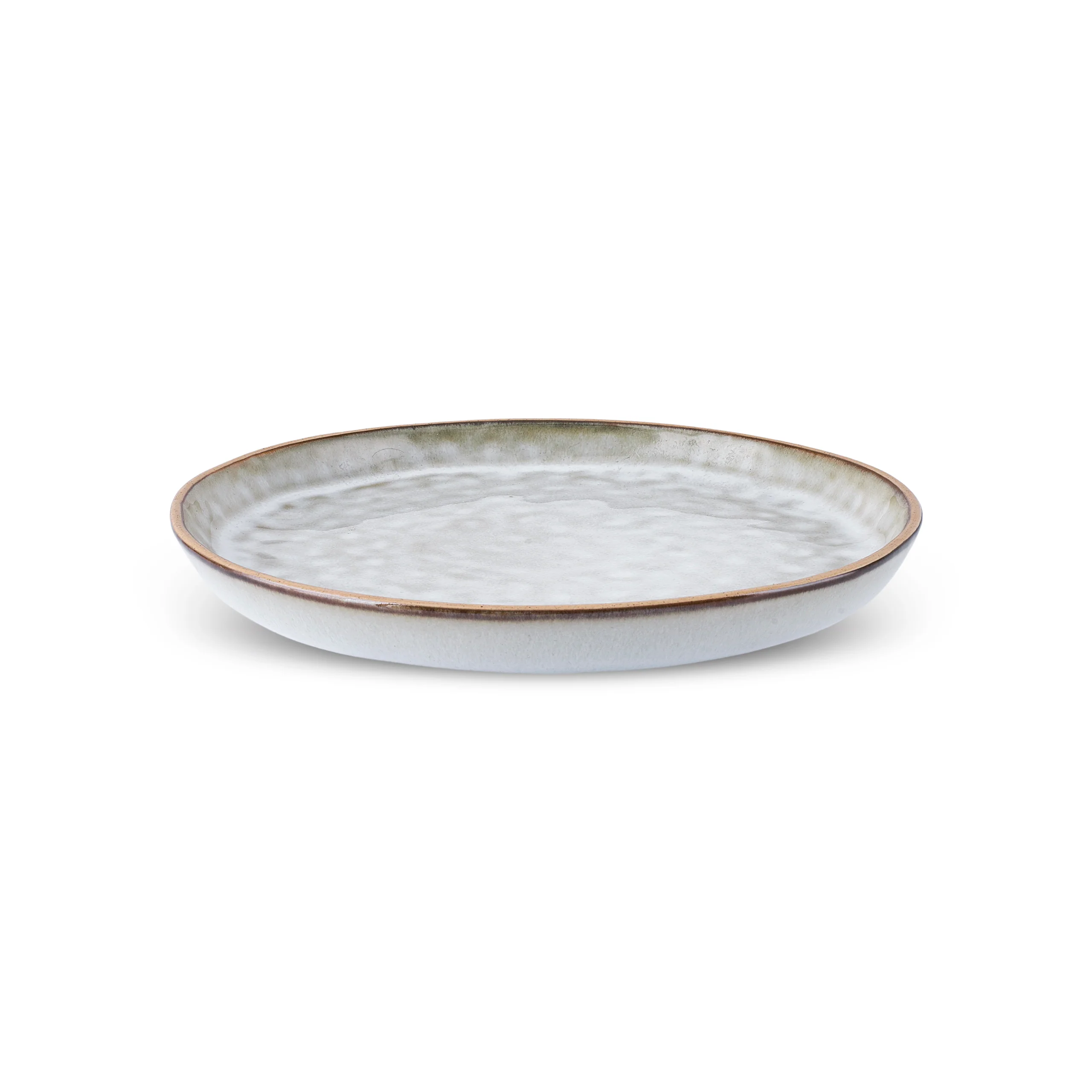 Karaca Rixton Ceramic Side Plate, 22cm, Beige - Image 4