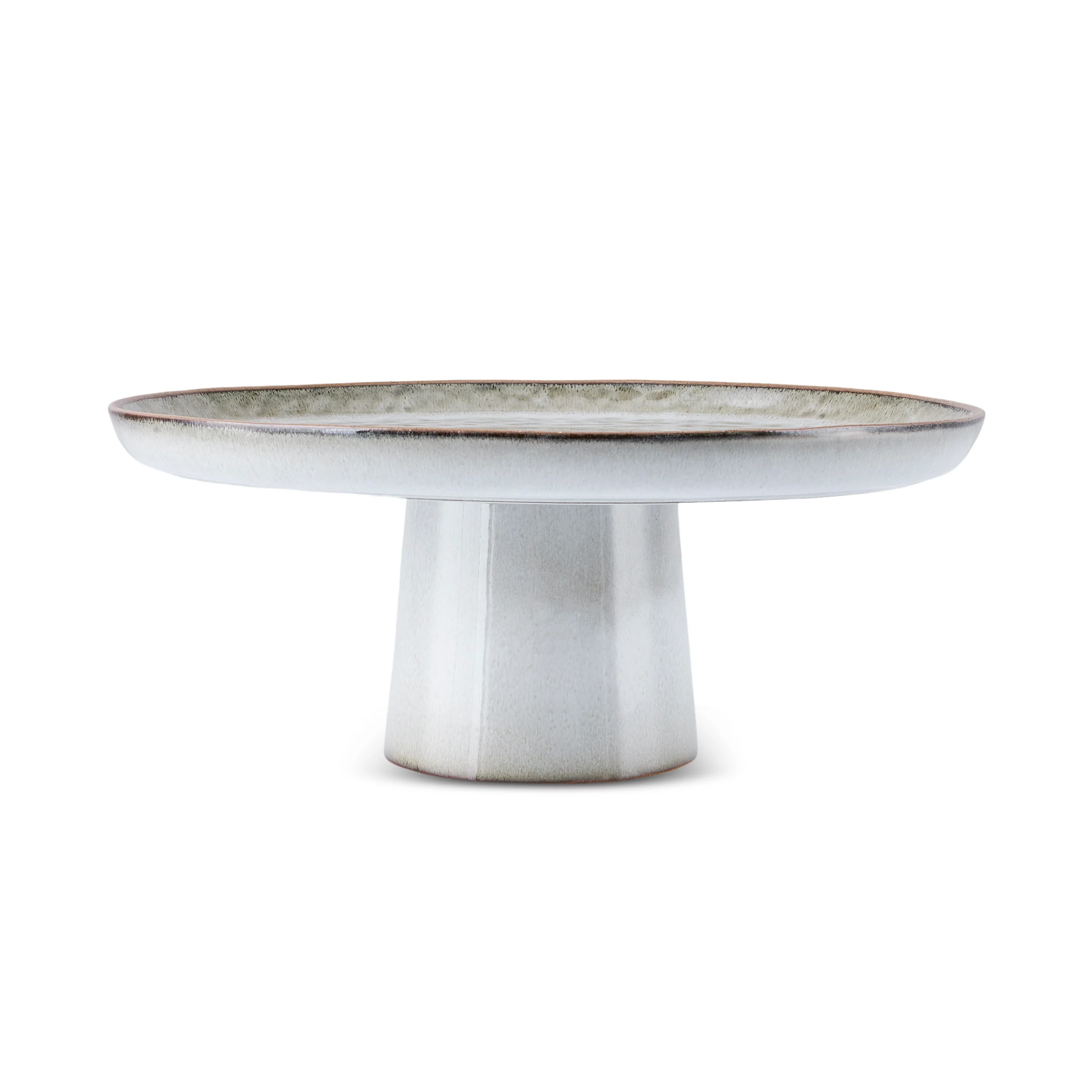 Karaca Rixton Ceramic Cake Stand, 30,5cm, Beige - Image 3
