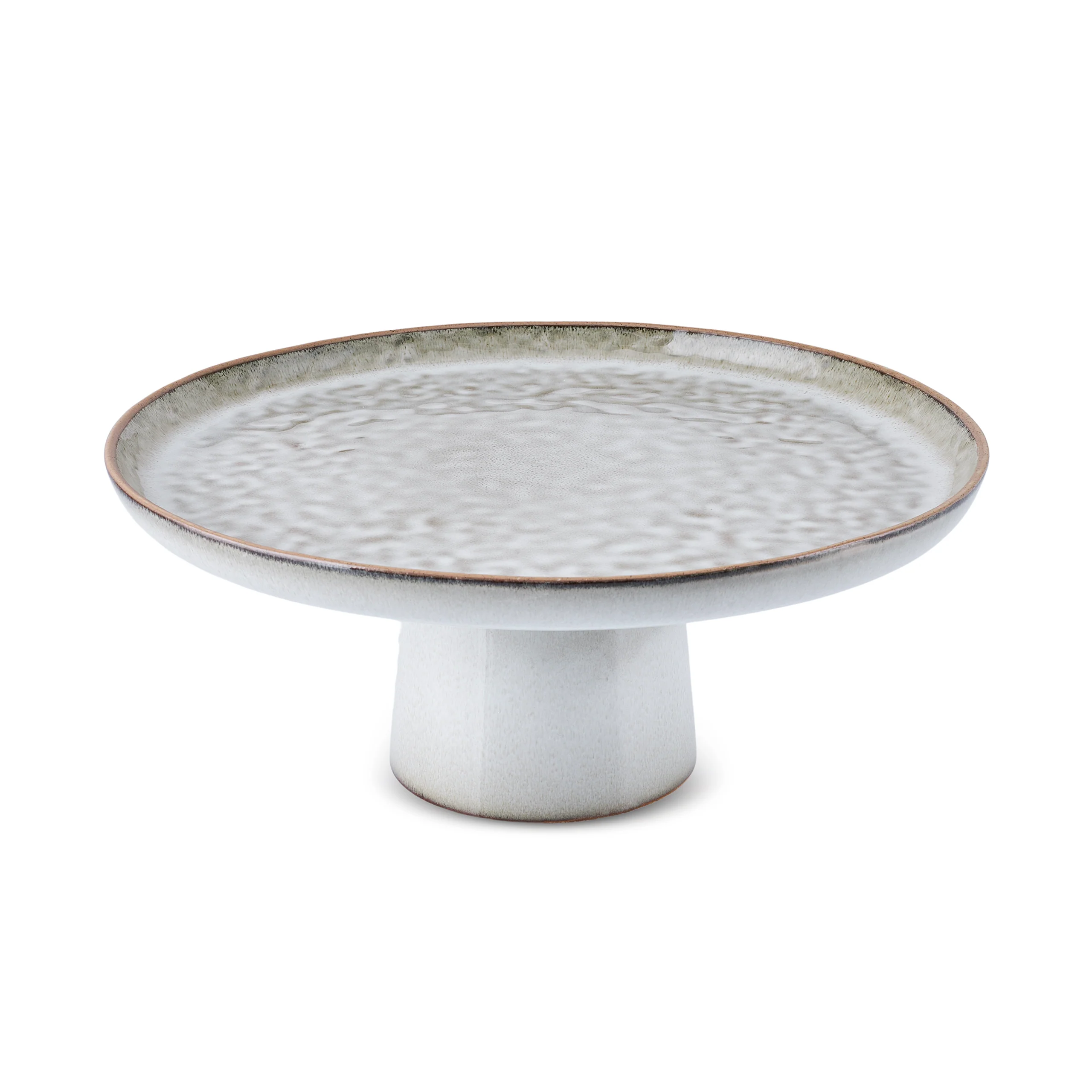 Karaca Rixton Ceramic Cake Stand, 30,5cm, Beige - Image 4