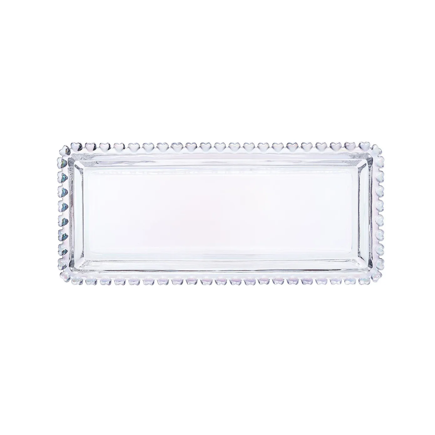 Karaca Rory Glass Serving Platter, 30cm, Clear - Image 4