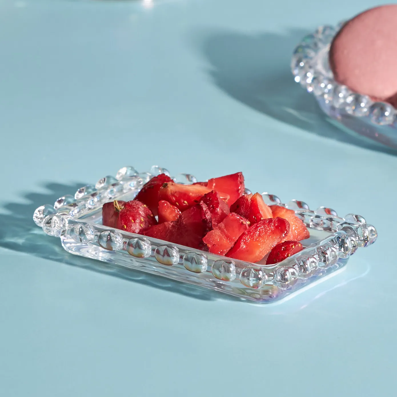 Karaca Rory Glass Snack Bowl, 10cm, Clear