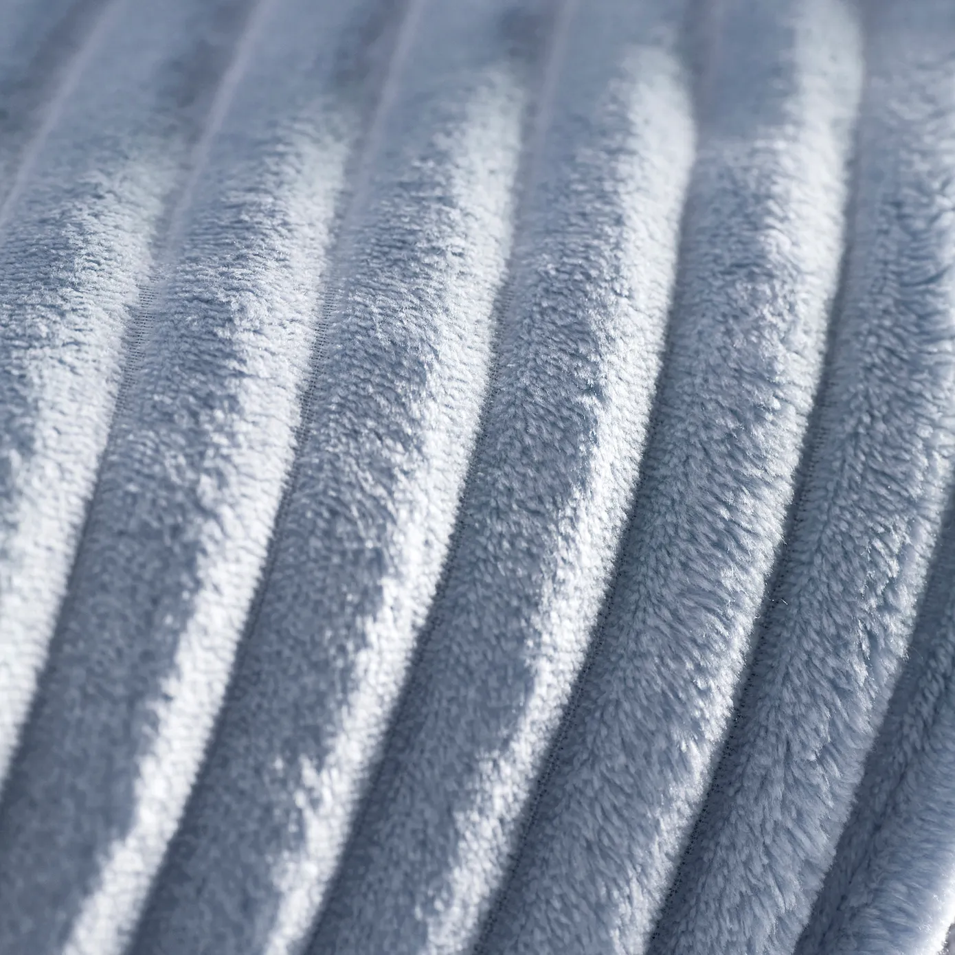 Karaca Ruby Stripe Wellsoft Blanket, Double, Blue - Image 4