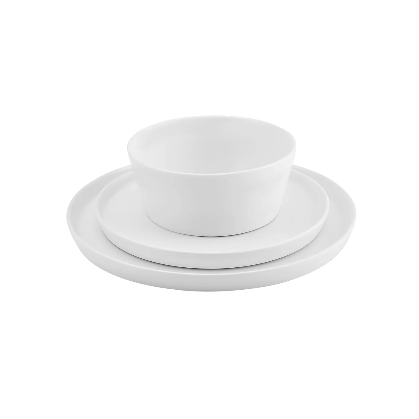 Karaca Salvare 18-Piece Bone China Dinner Set for 6 People, White - Image 14
