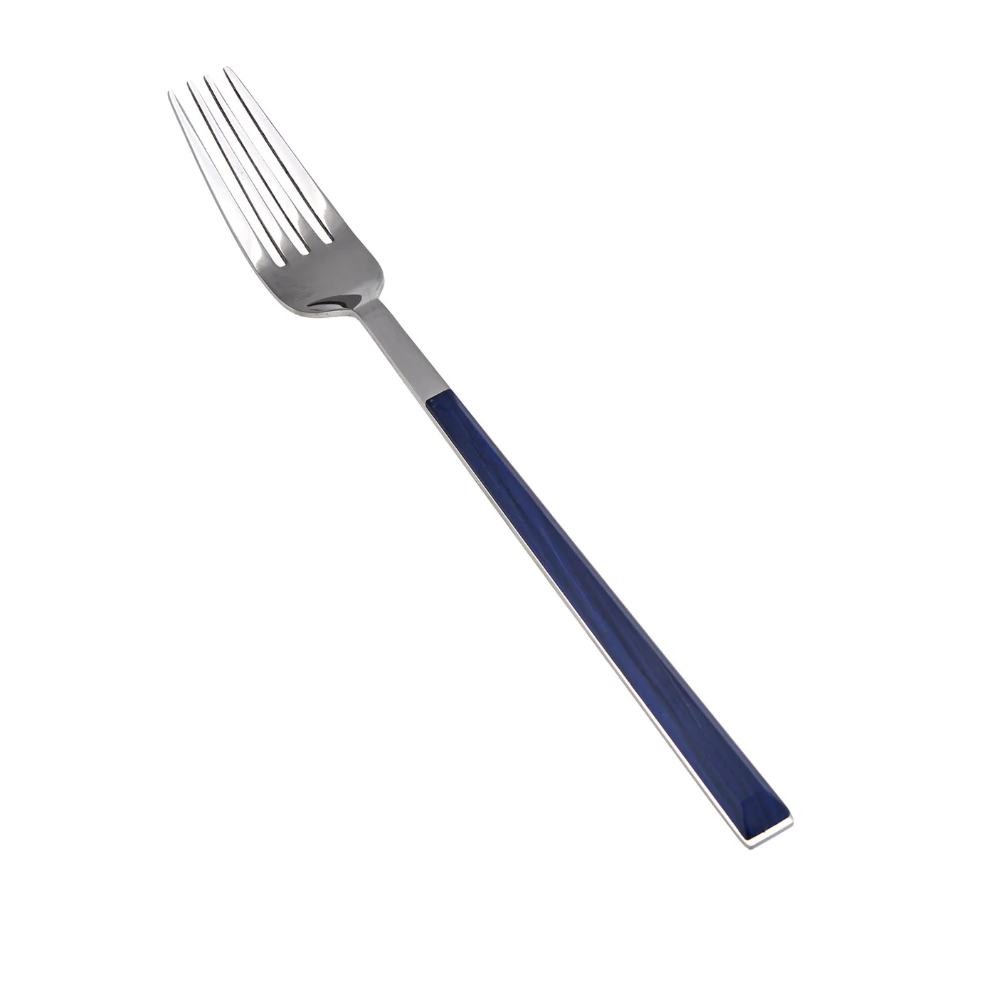 Karaca Salzburg Stainless Steel Table Fork, 21cm, Indigo Silver