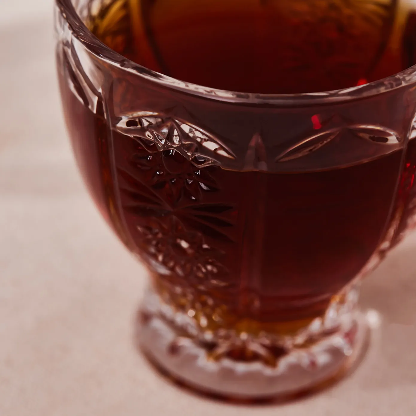Karaca Seda 6-Piece Glass Tea Cup Set, 180ml, Clear - Image 6