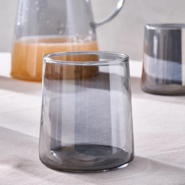 Karaca Serene 7-Piece Tumbler Glass Set, Anthracite - Image 6