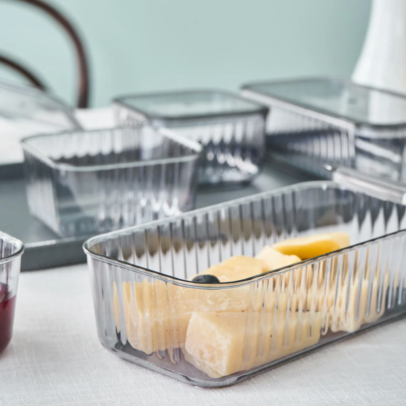 Karaca Sienna 6 Piece Breakfast Storage Container Set, Black - Image 3