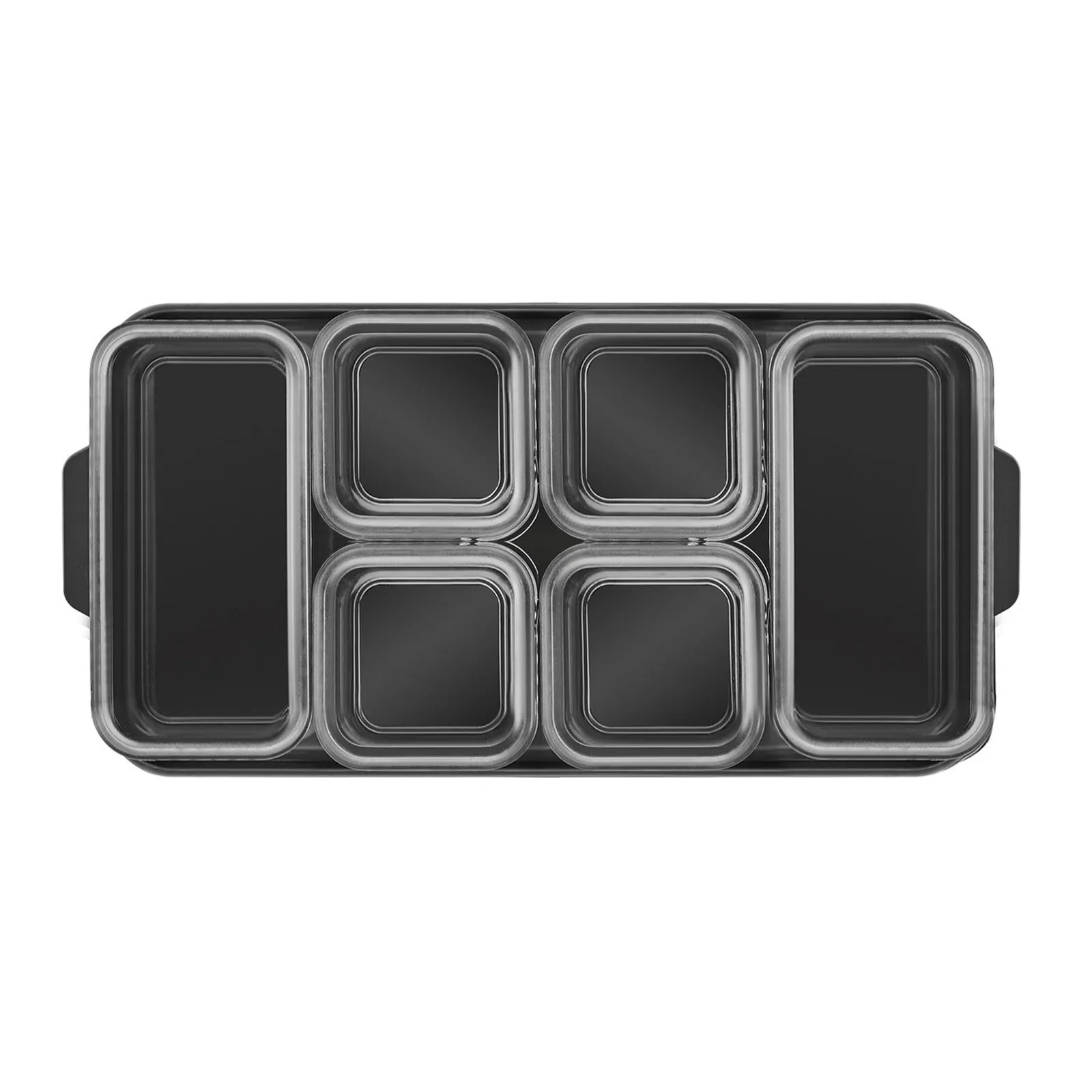 Karaca Sienna 6 Piece Breakfast Storage Container Set, Black - Image 7