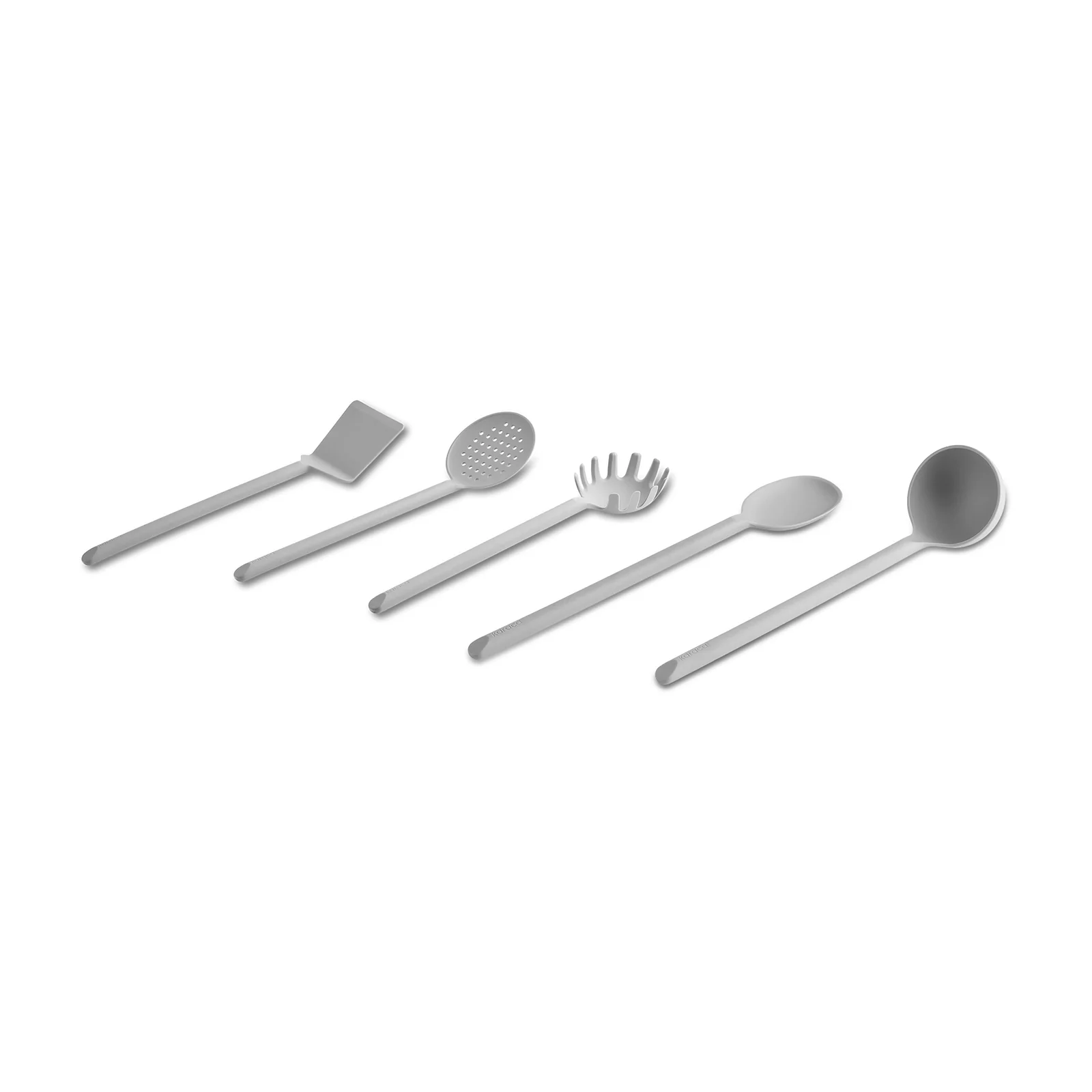 Karaca Simple 5-Piece Utensil Set, Grey - Image 4
