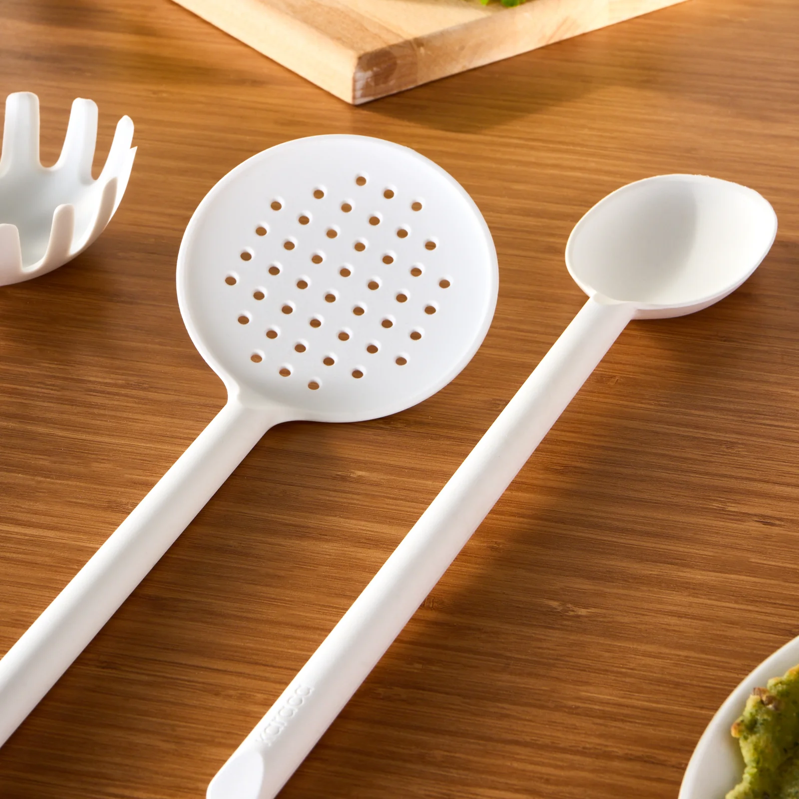Karaca Simple 5-Piece Utensil Set, White - Image 5