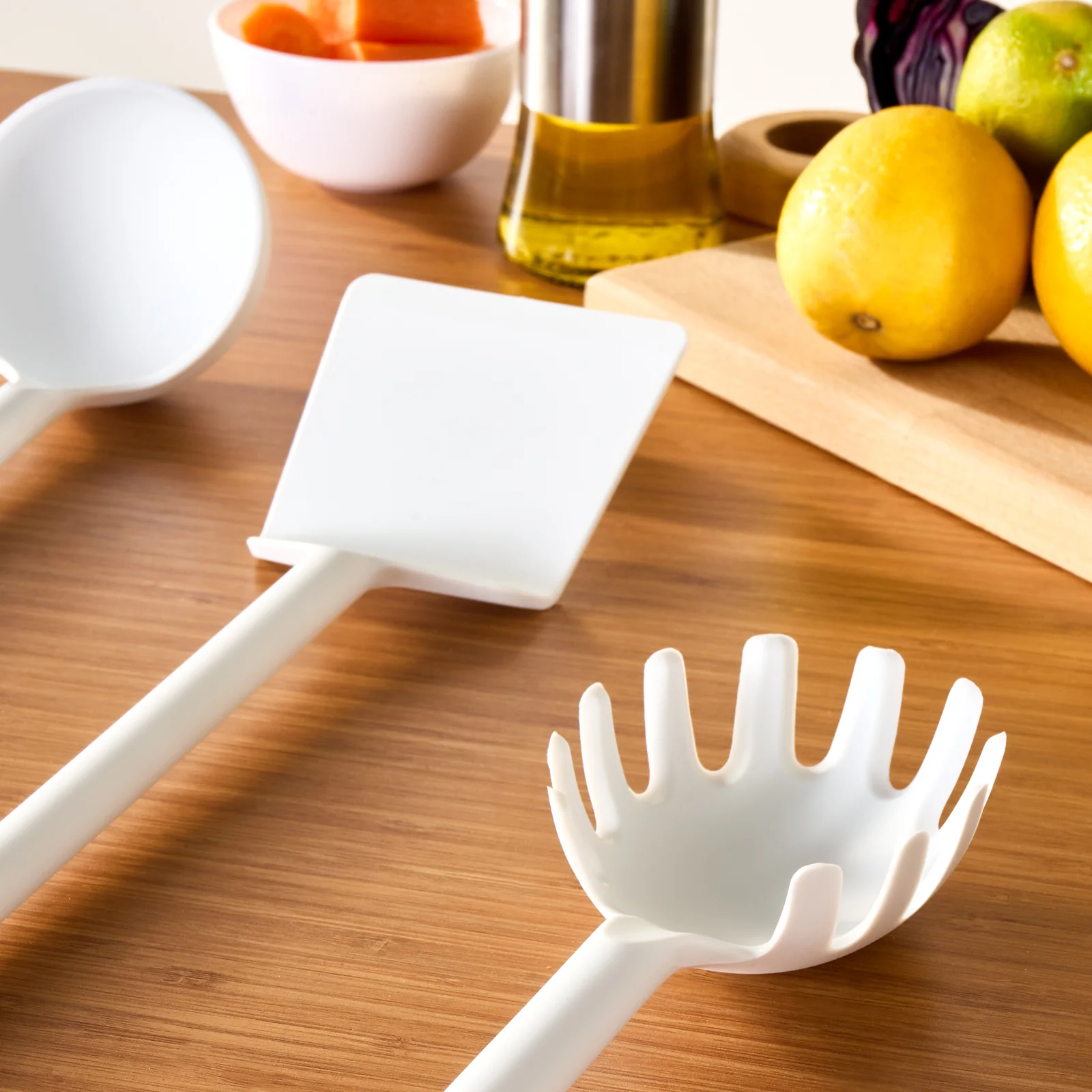 Karaca Simple 5-Piece Utensil Set, White - Image 6
