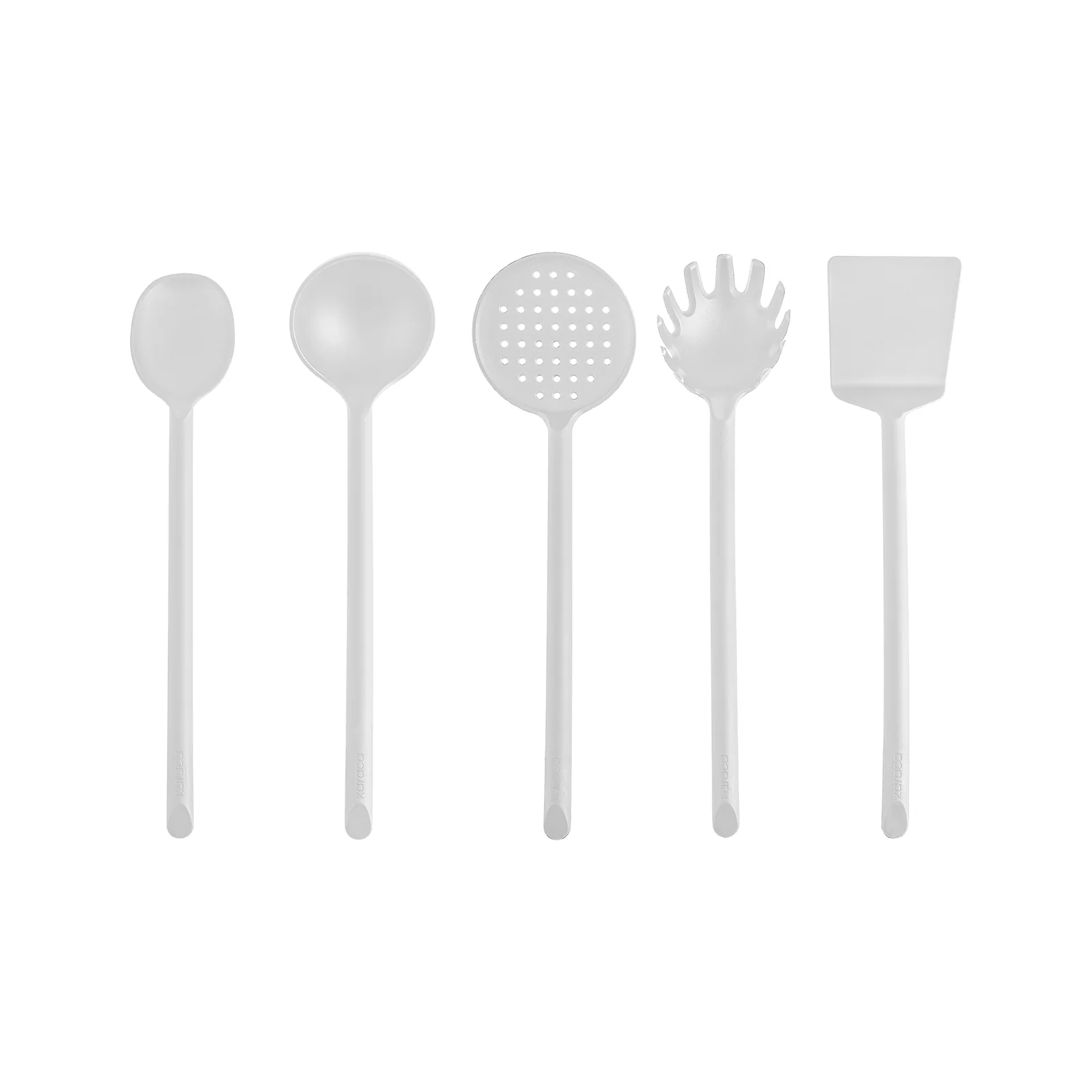 Karaca Simple 5-Piece Utensil Set, White - Image 7