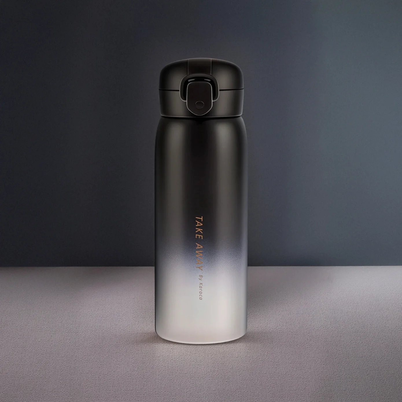 Karaca Skyfall Leak-Proof Stainless Steel Flask, 500ml, Black - Image 4