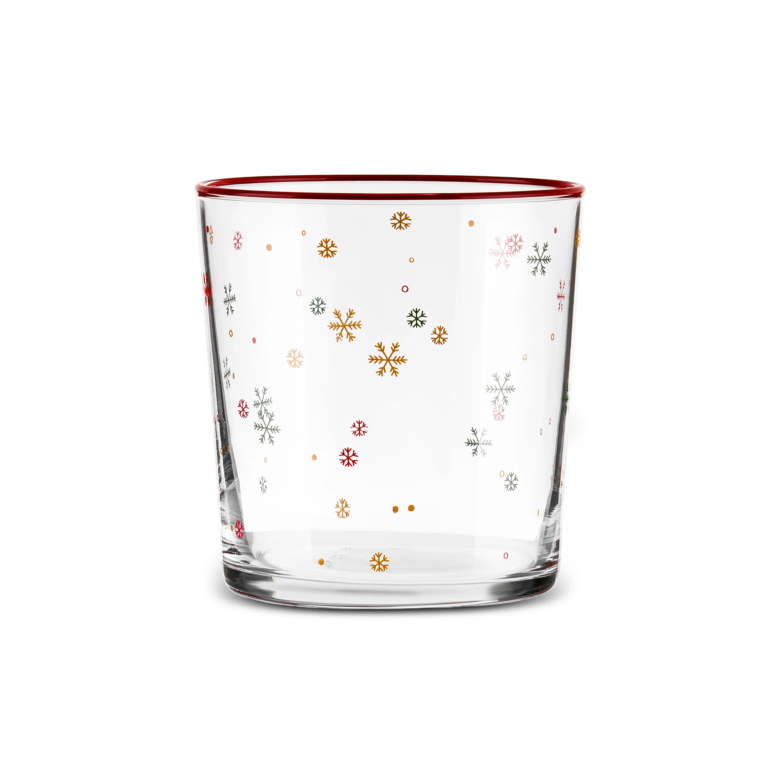 Karaca Home New Year Christmas 3-Piece Snowy Tumbler Glass Set, 380ml, Multi - Image 6