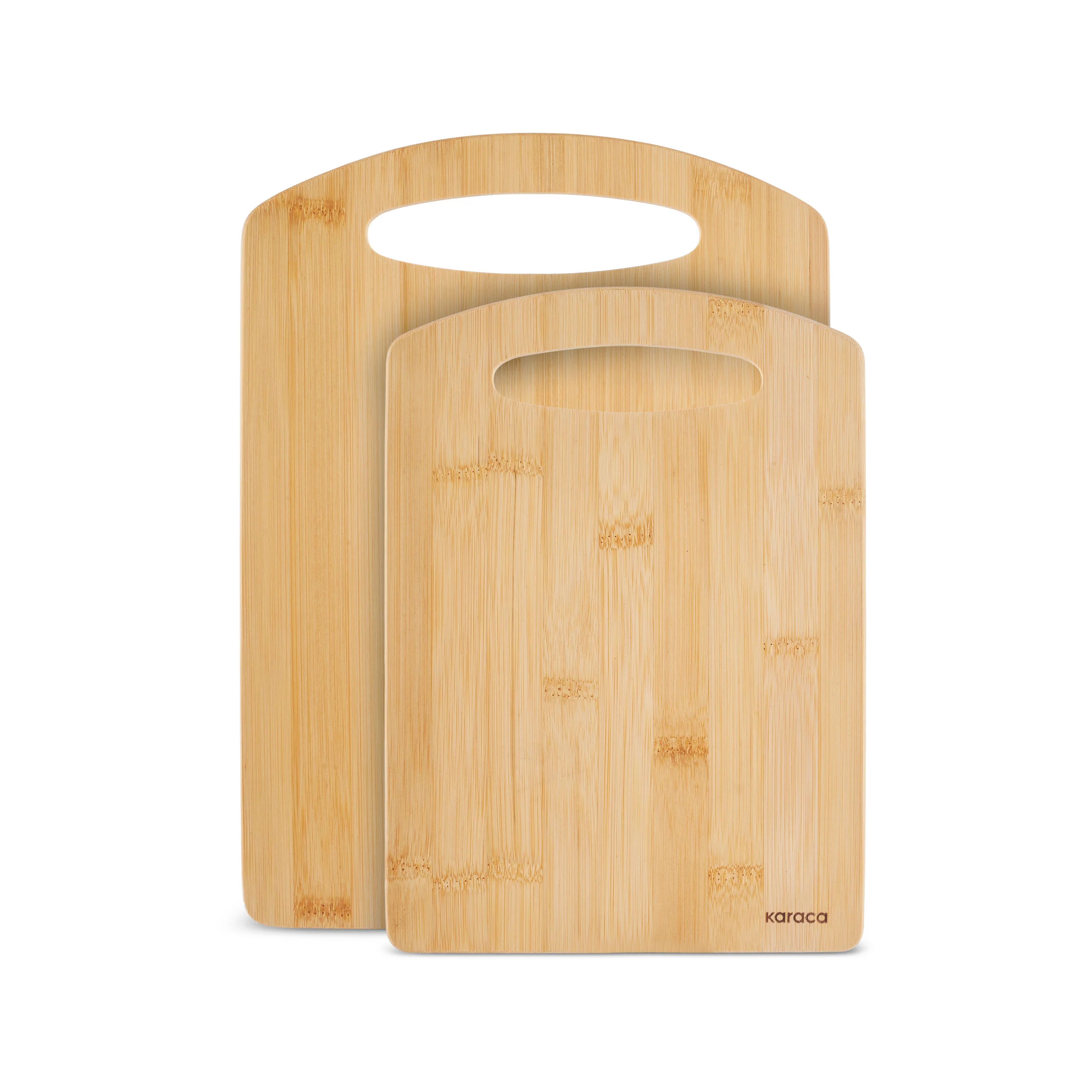 Karaca Stark 2 Piece Bamboo Chopping Board Set, Wood - Image 2