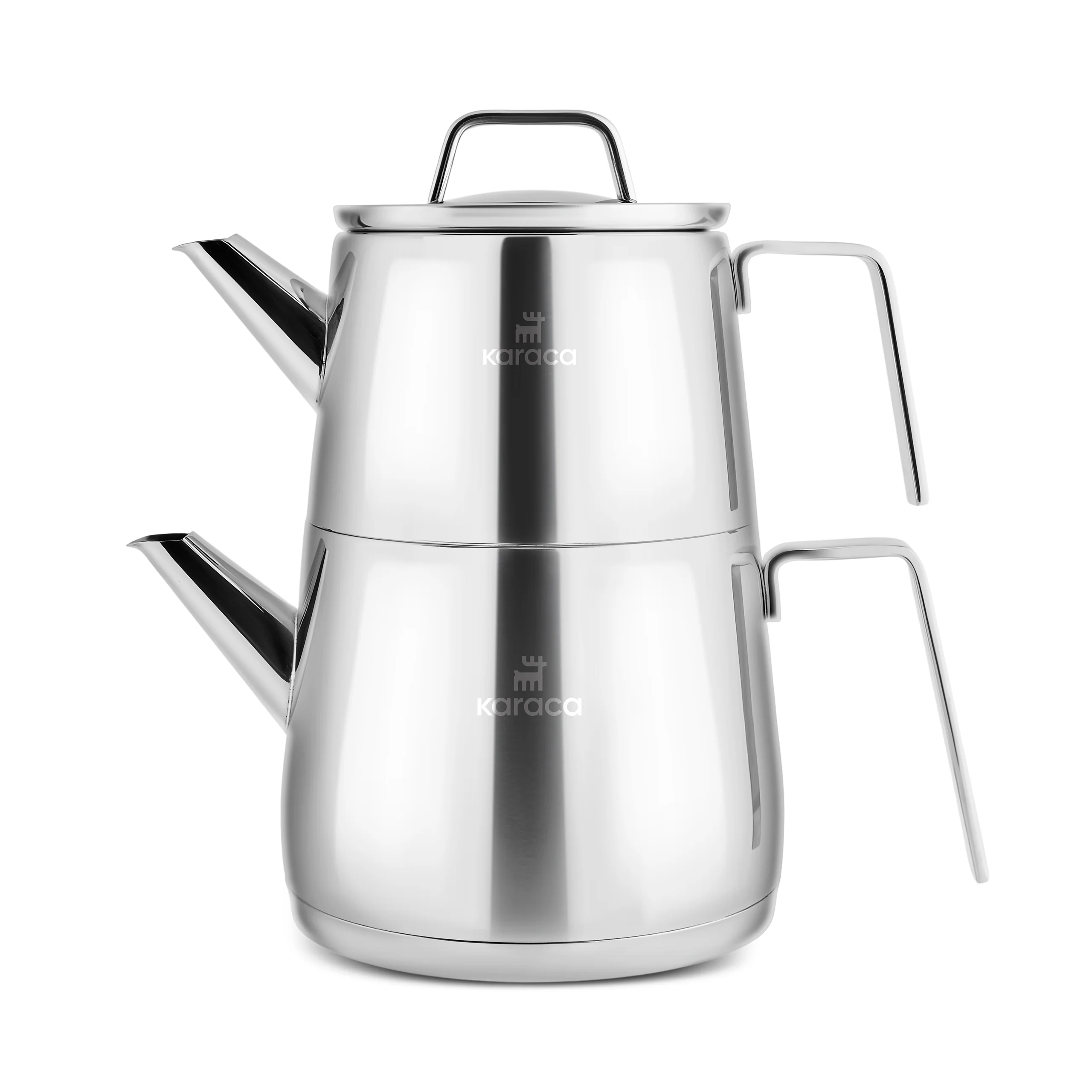 Karaca Steelina Stainless Steel Teapot Set, XL, Inox - Image 7