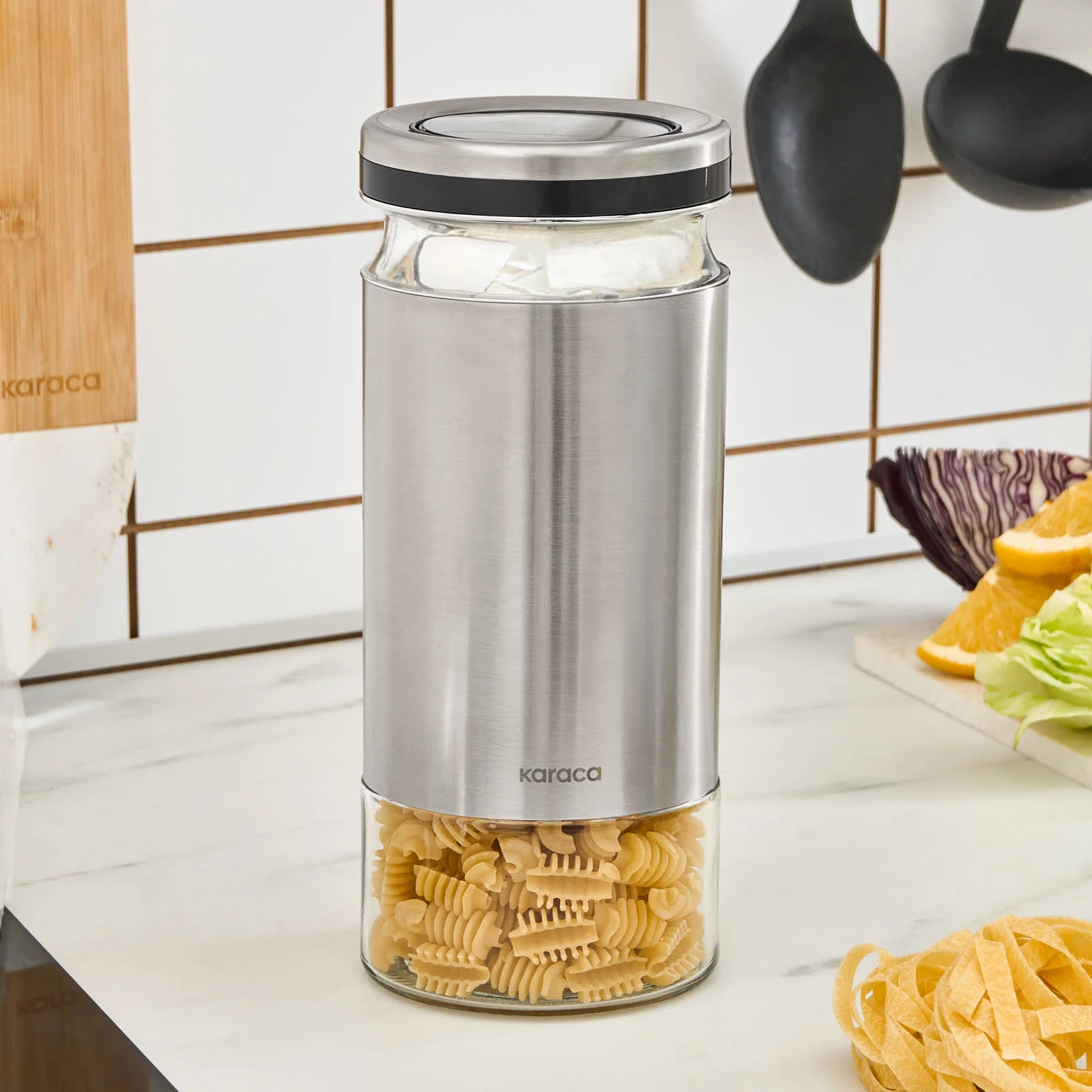 Karaca Stellum Storage Jar, 1210ml, Inox - Image 3
