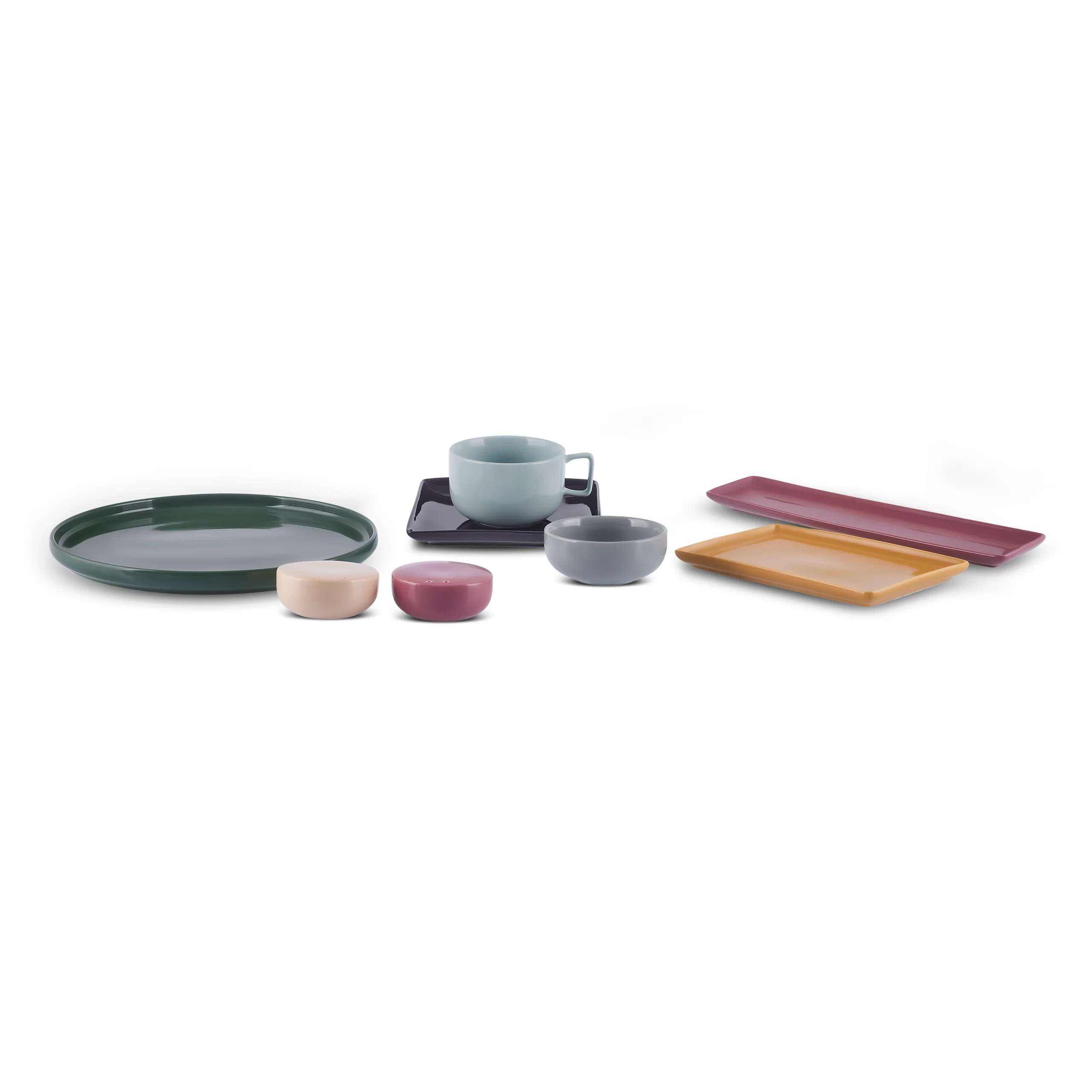 Karaca Stream Bone Monaco 34-Piece Serveware Set for 6 People, Multi - Image 20