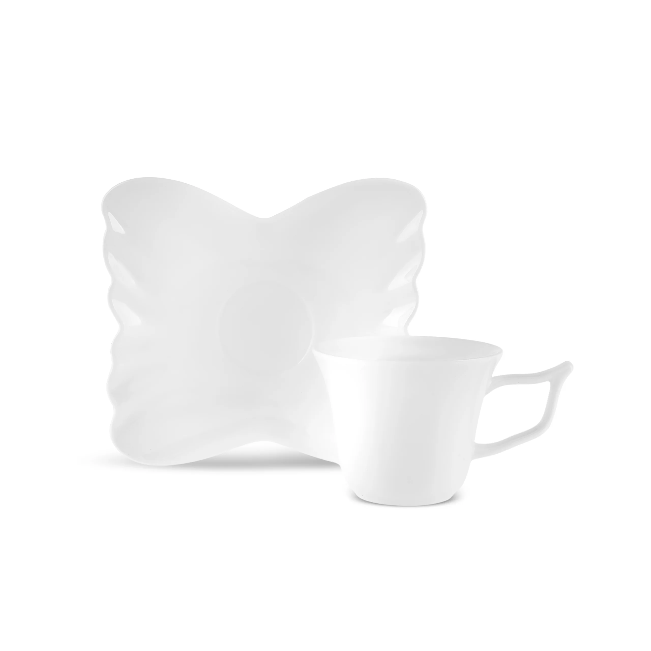 Karaca Stream Bone China Pieris 34-Piece Serveware Set for 6 People, White - Image 19
