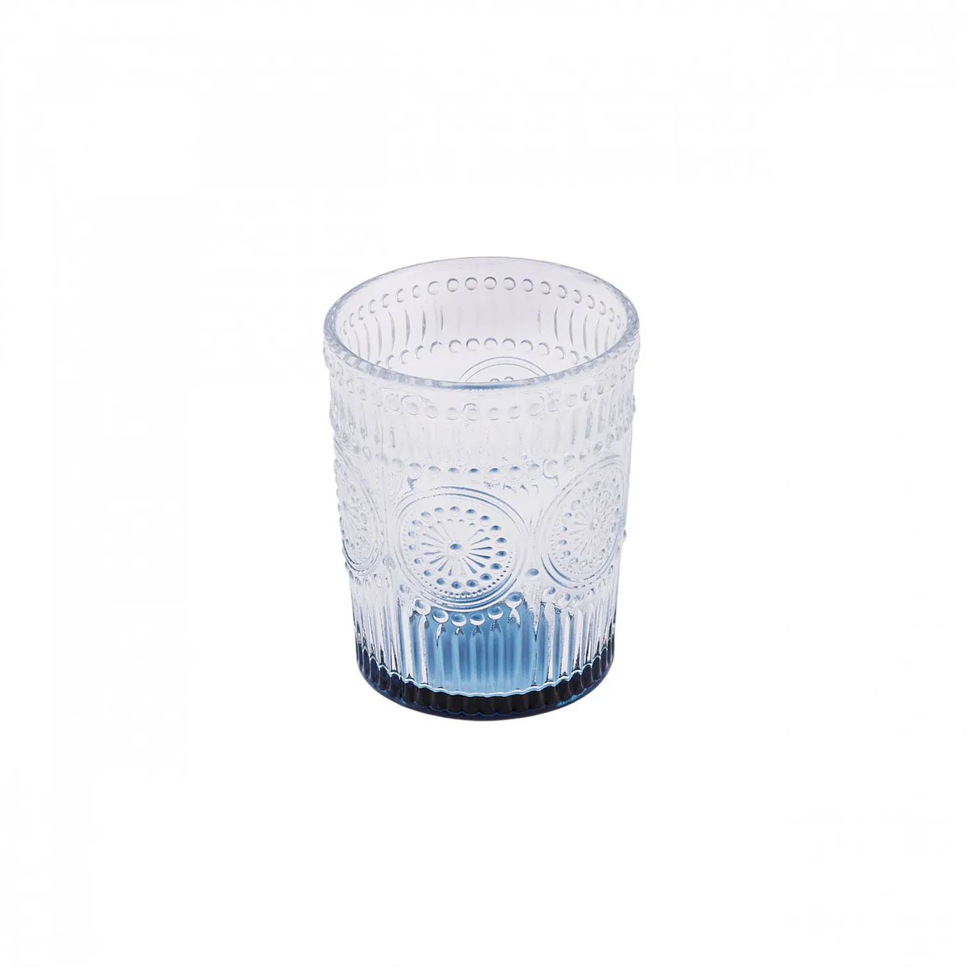 Karaca Sunflower Glass Tumbler Glass, 250ml, Blue - Image 5