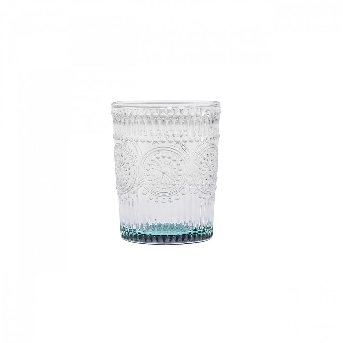 Karaca Sunflower Glass Tumbler Glass, 250ml, Green - Image 4