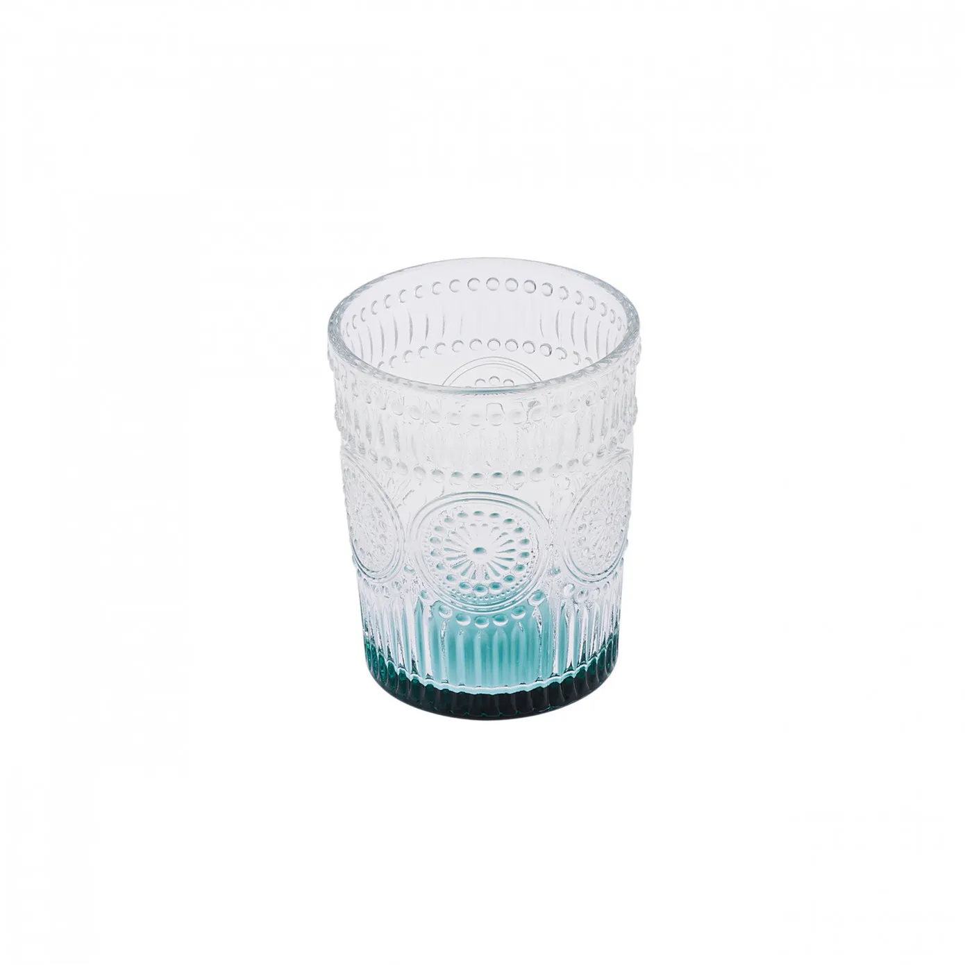 Karaca Sunflower Glass Tumbler Glass, 250ml, Green - Image 5