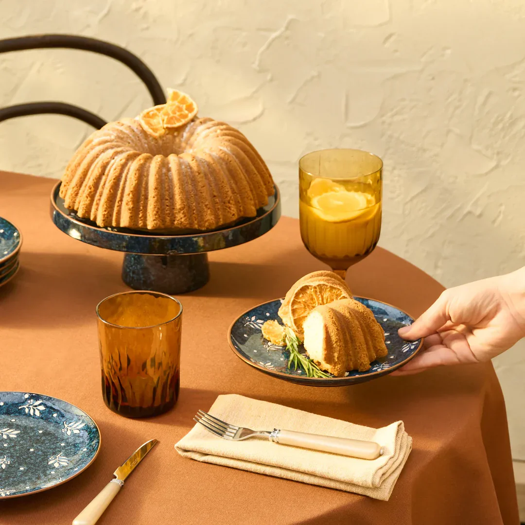 Karaca Sven 7-Piece Stoneware Serveware Set for 6 People, Multi - Image 3
