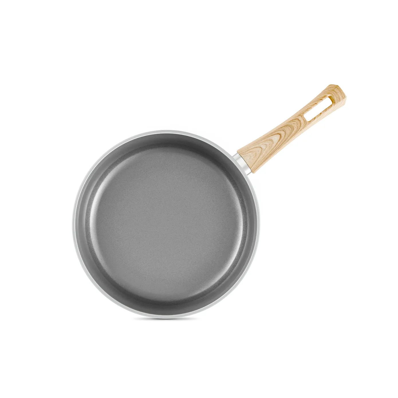 Karaca Swiss Crystal Non-Stick Induction Frying Pan, 26cm, Creamy