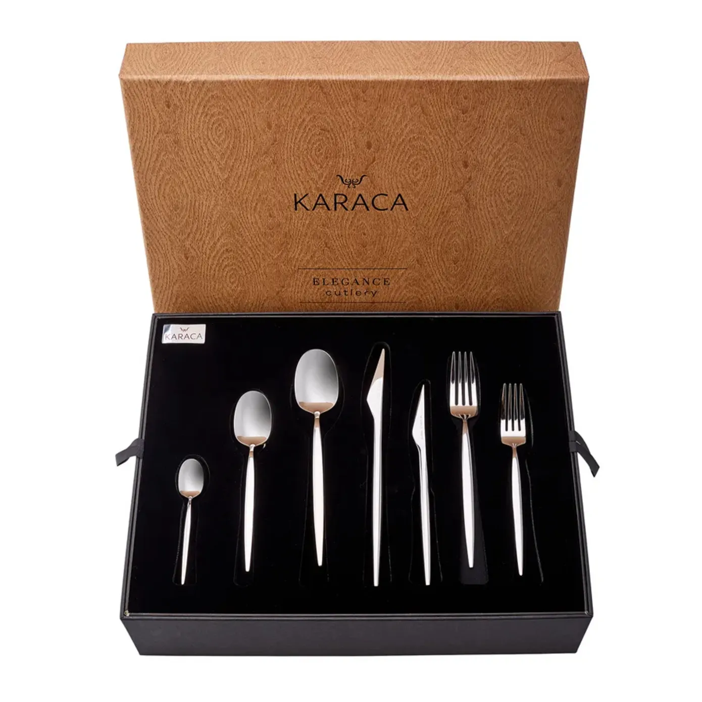 Karaca Thor 84-Piece Stainless Steel Cutlery Set for 12 People, Silver - Image 9