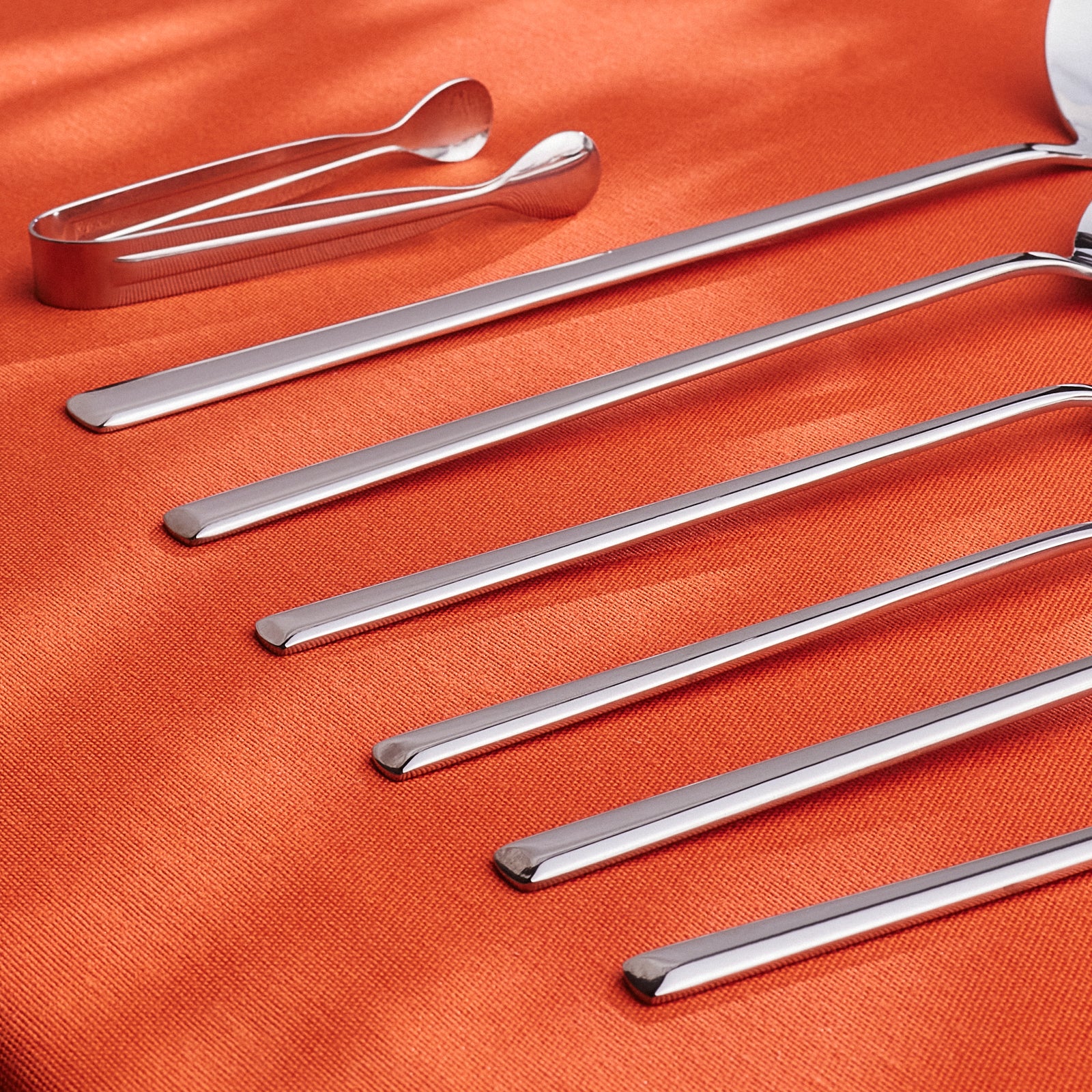 Karaca Tivoli 7-Piece Stainless Steel Boxed Serving Set, Silver - Image 5