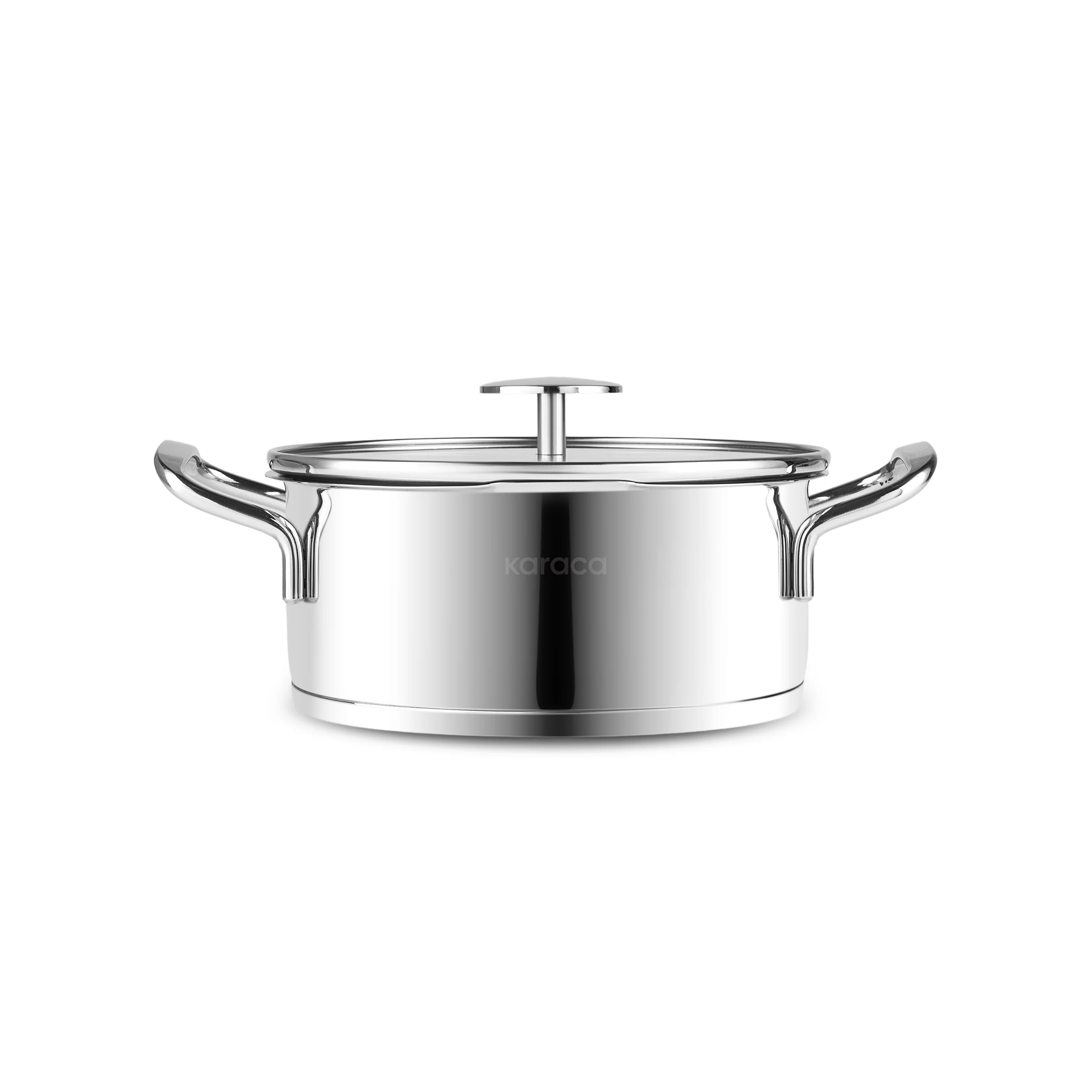 Karaca Vapor New 8-Piece Stainless Steel Induction Cookware Set with Strainer, Silver - Image 6