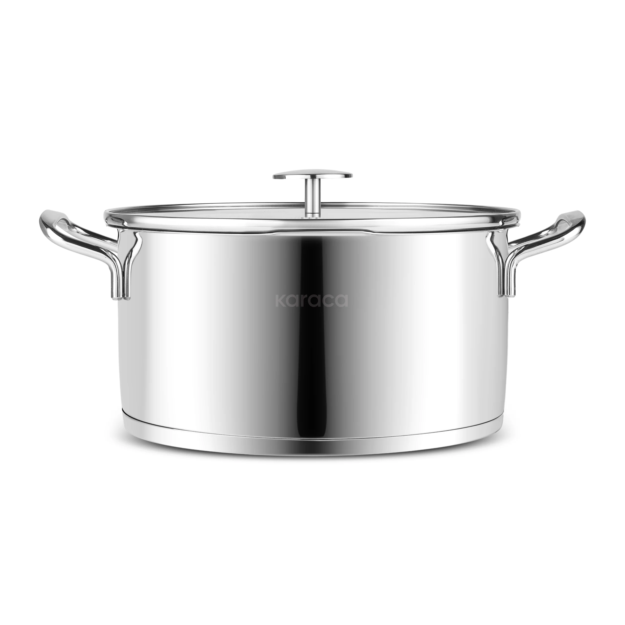 Karaca Vapor New 8-Piece Stainless Steel Induction Cookware Set with Strainer, Silver - Image 8
