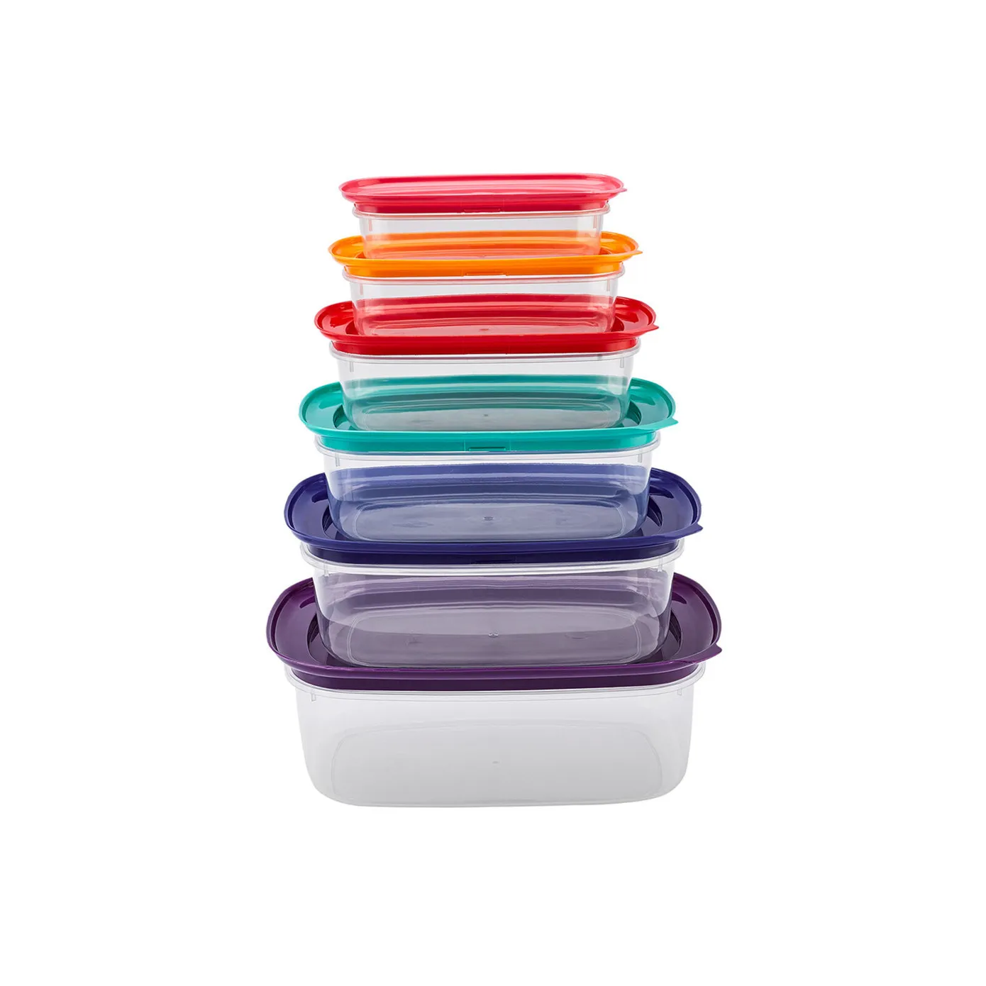 Karaca Vicks Bailando 6 Piece Storage Container, 2.9L, Multi - Image 2