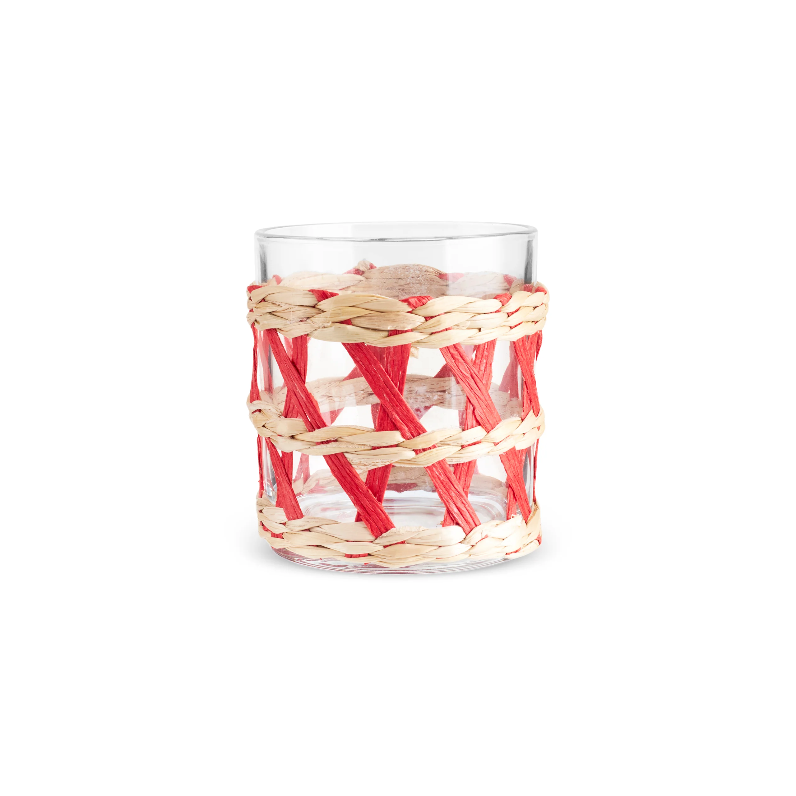 Karaca Waven Tumbler Glass, 285ml, Red - Image 6