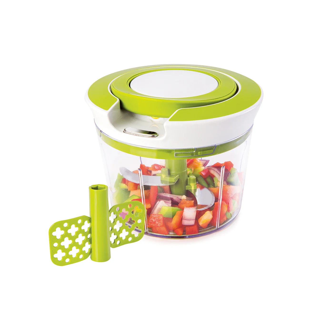 Karaca x by Refika Multicut Manuel Food Processor with Mixing Attachment, 900ml, Green - Image 3