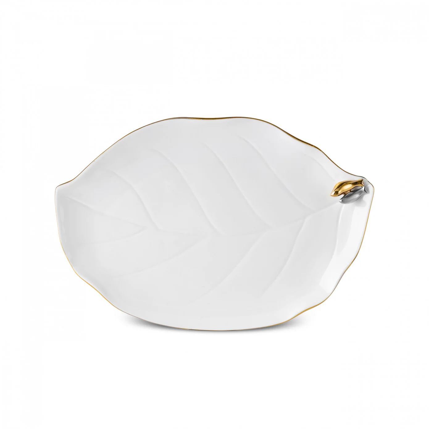 Karaca X Müge Anlı Bone China Serving Platter, 30cm, Gold White - Image 3