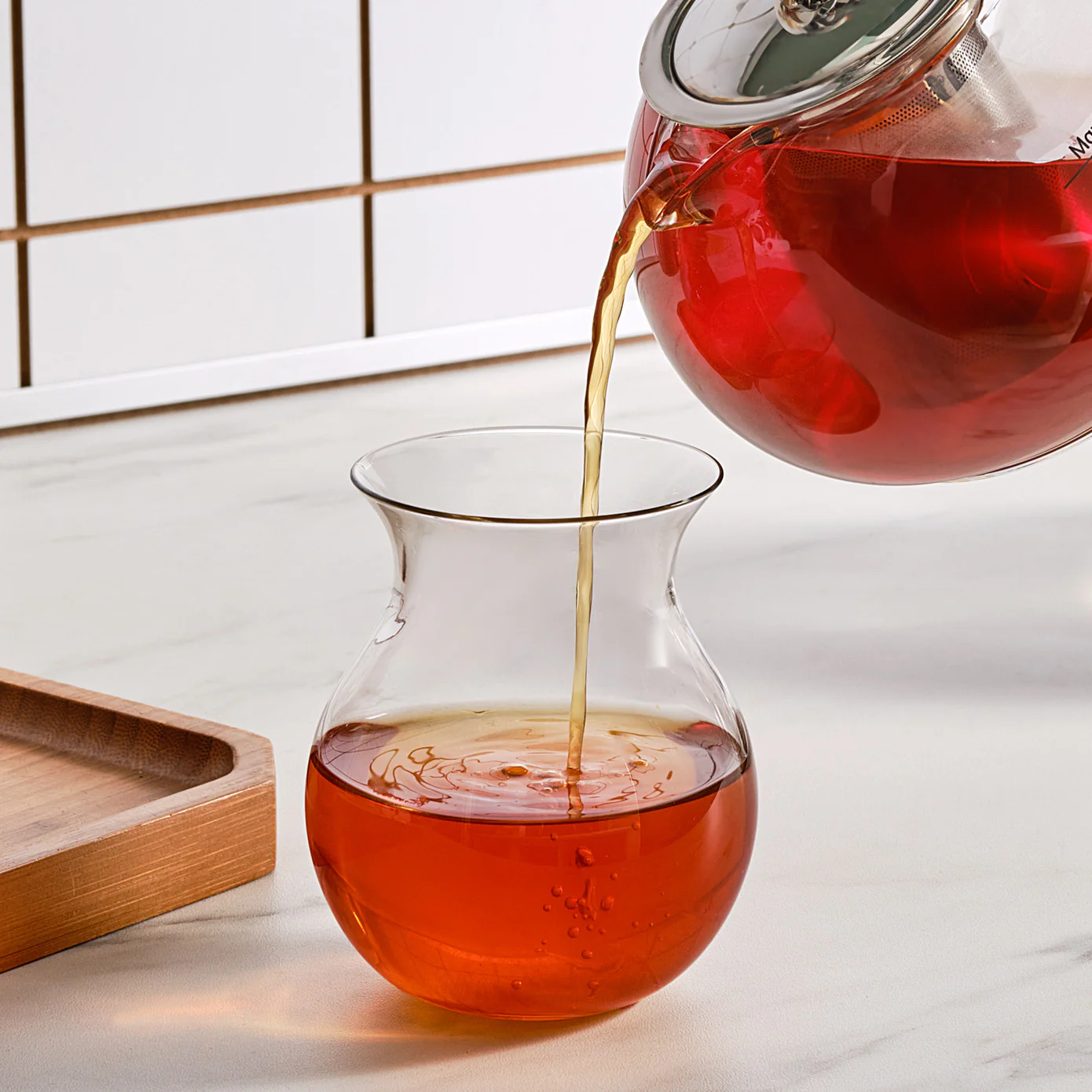 Karaca X Refika Glass Teapot Set, Medium, Clear - Image 3