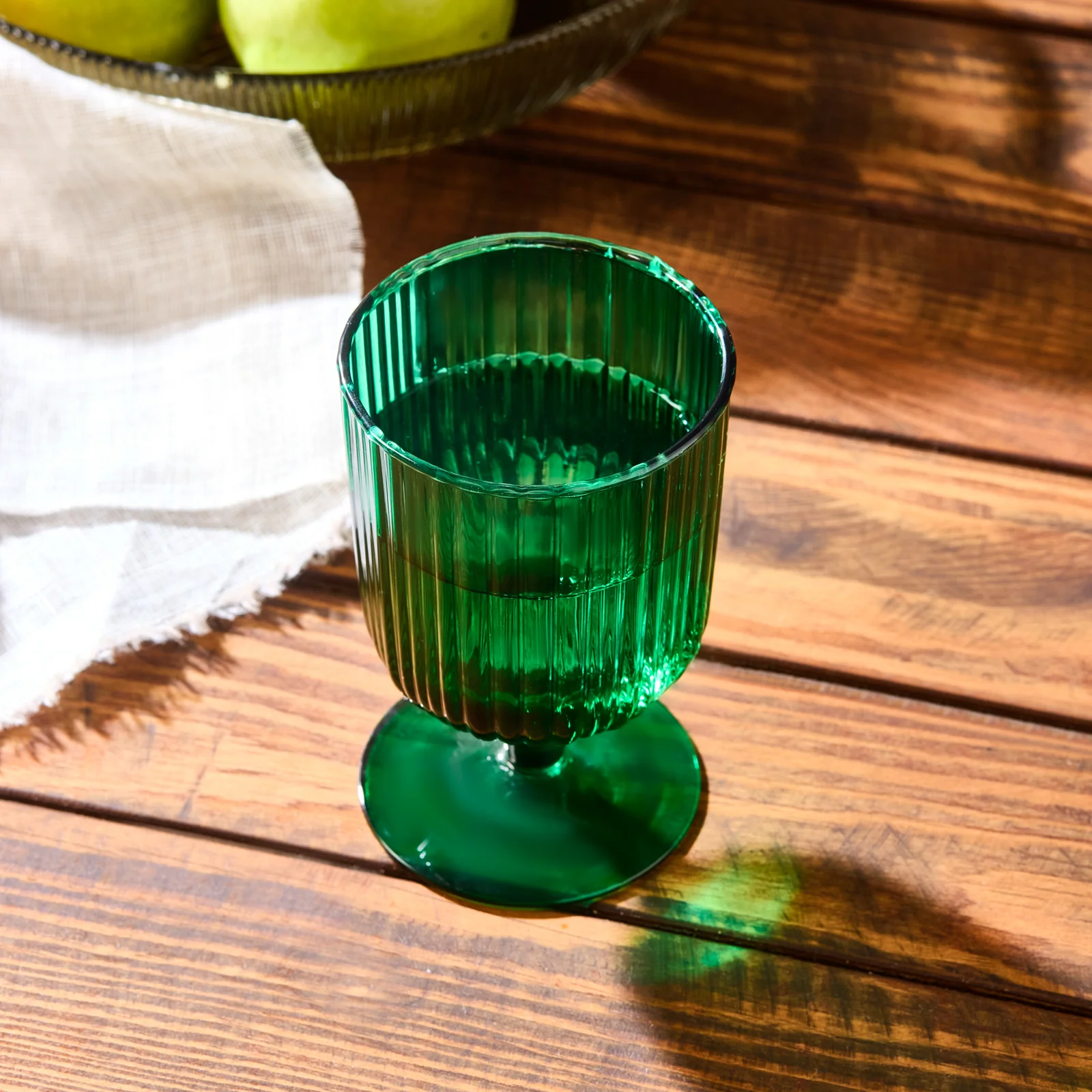 Karaca Zenith Wine Glass, 350ml, Emerald - Image 3