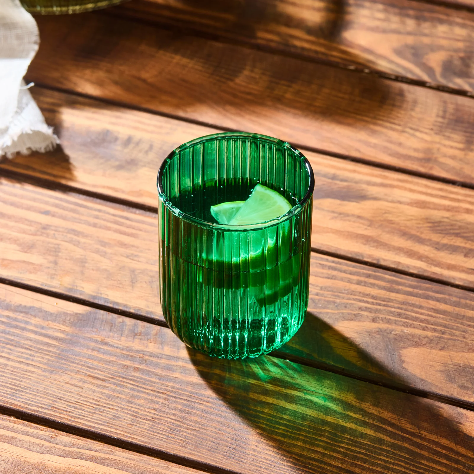 Karaca Zenith Tumbler Glass, 250ml, Emerald - Image 2