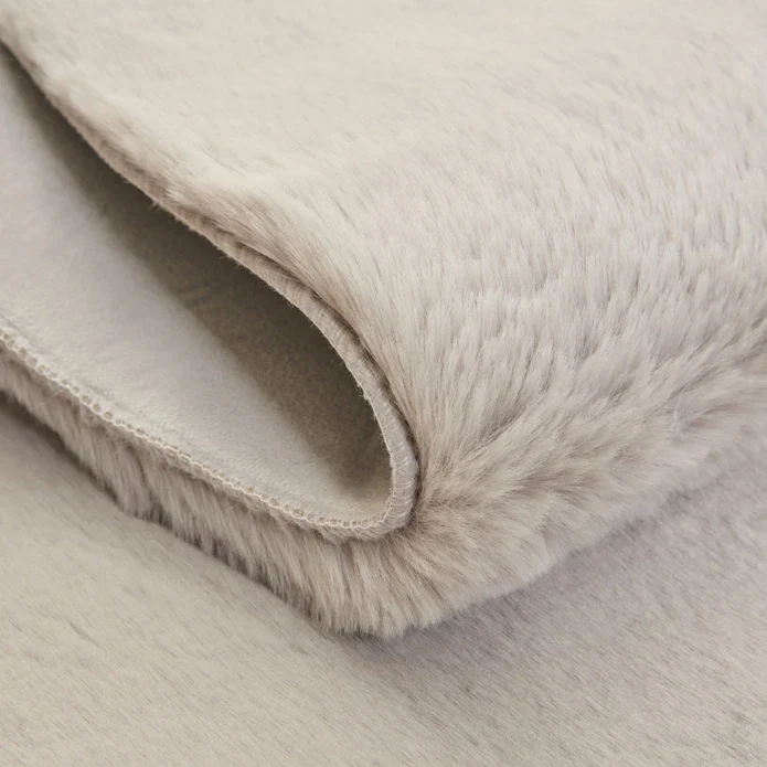 Kasmir Rugs 7/24 Cosy Premium Faux Fur Rug, 100cmx150cm, Gray - Image 3