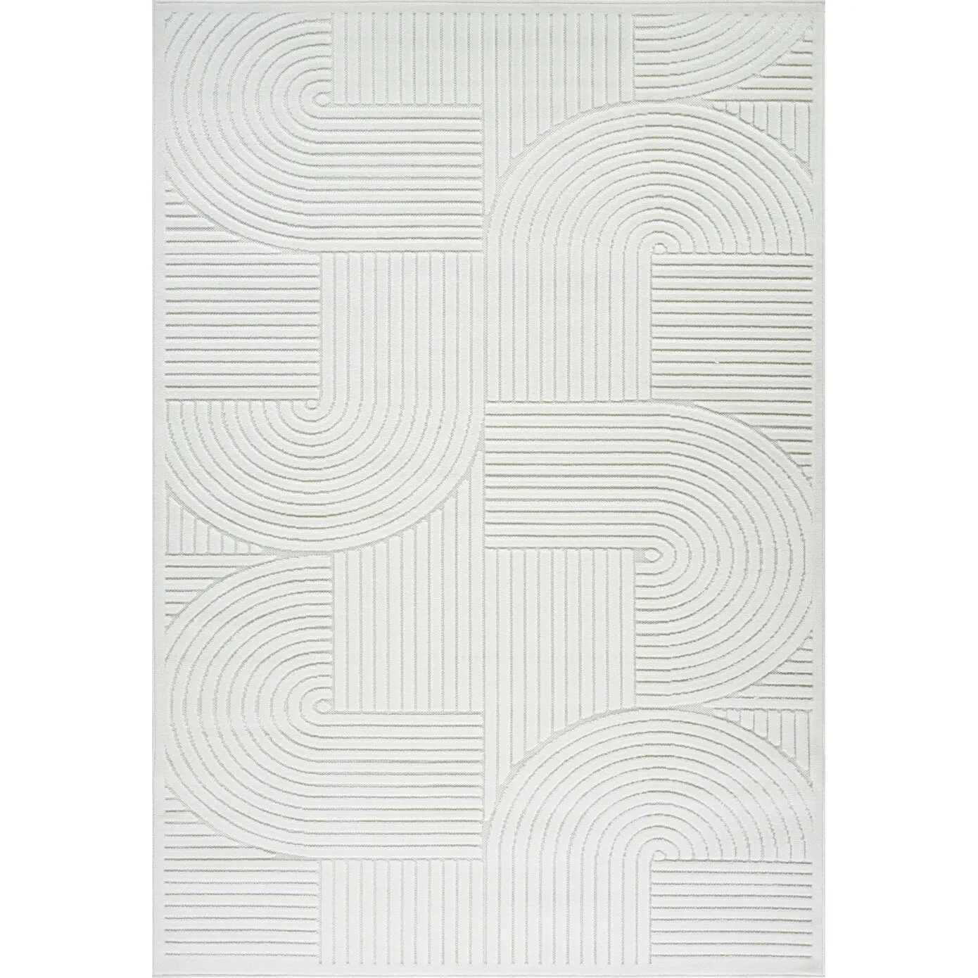 Kasmir Rugs 7/24 Sierra Toledo, 120cmx180cm, White - Image 2