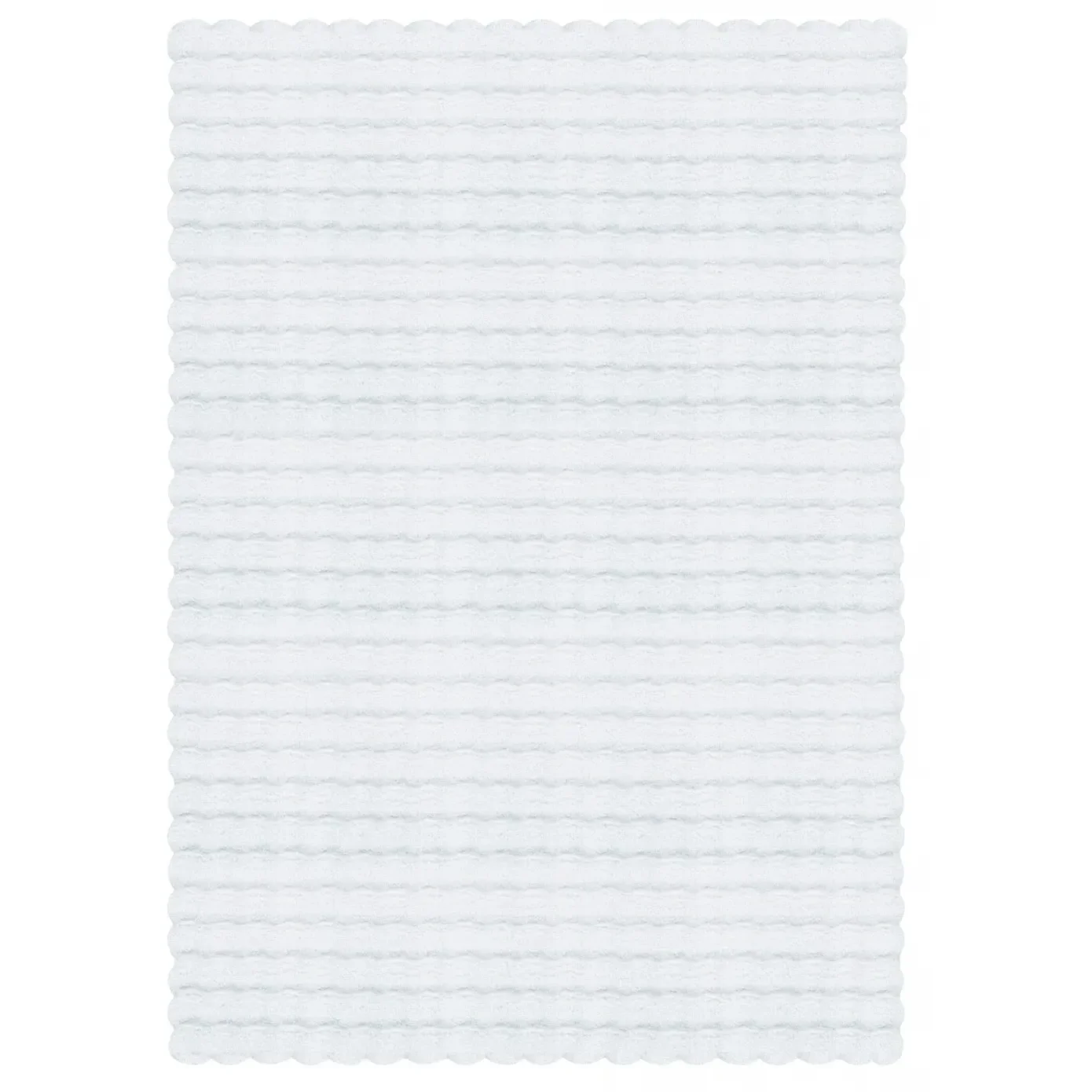 Kaşmir Rugs 7/24 Cosy Premium Bubble Rug, 100cmx150cm, White - Image 2