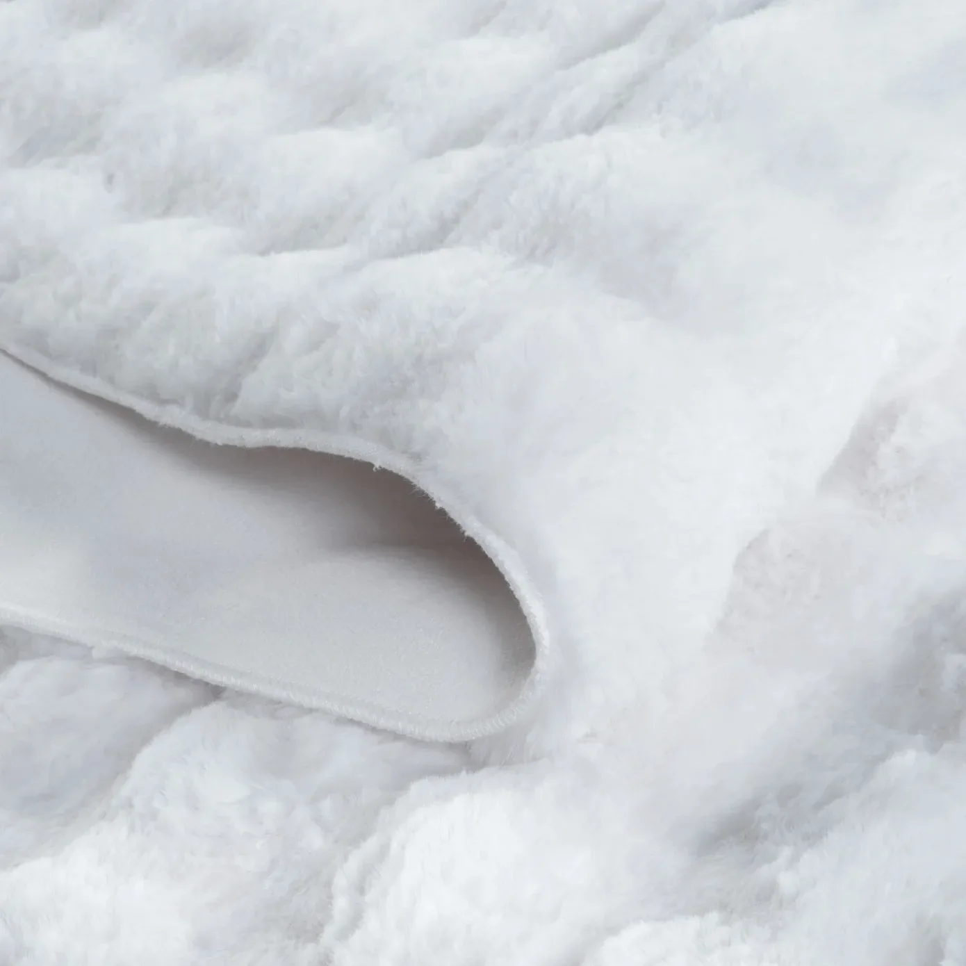 Kaşmir Rugs 7/24 Cosy Premium Bubble Rug, 100cmx150cm, White - Image 3