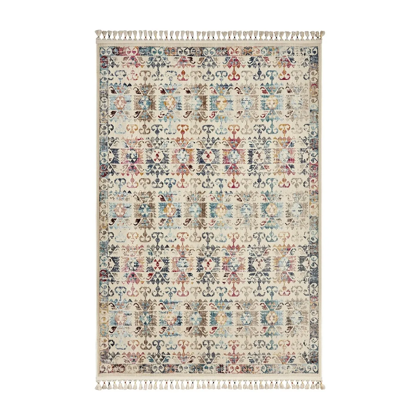 Kasmir Rugs 7/24 Jute Embroidery Rug, 80cmx150cm, Multi - Image 2